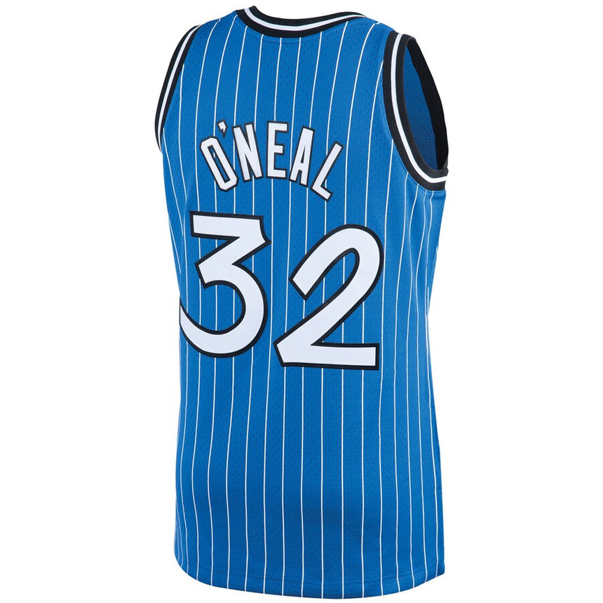Men's Shaquille O'Neal Orlando Magic 1994-95 Blue Swingman Replica Jersey By Mitchell & Ness - vstockx