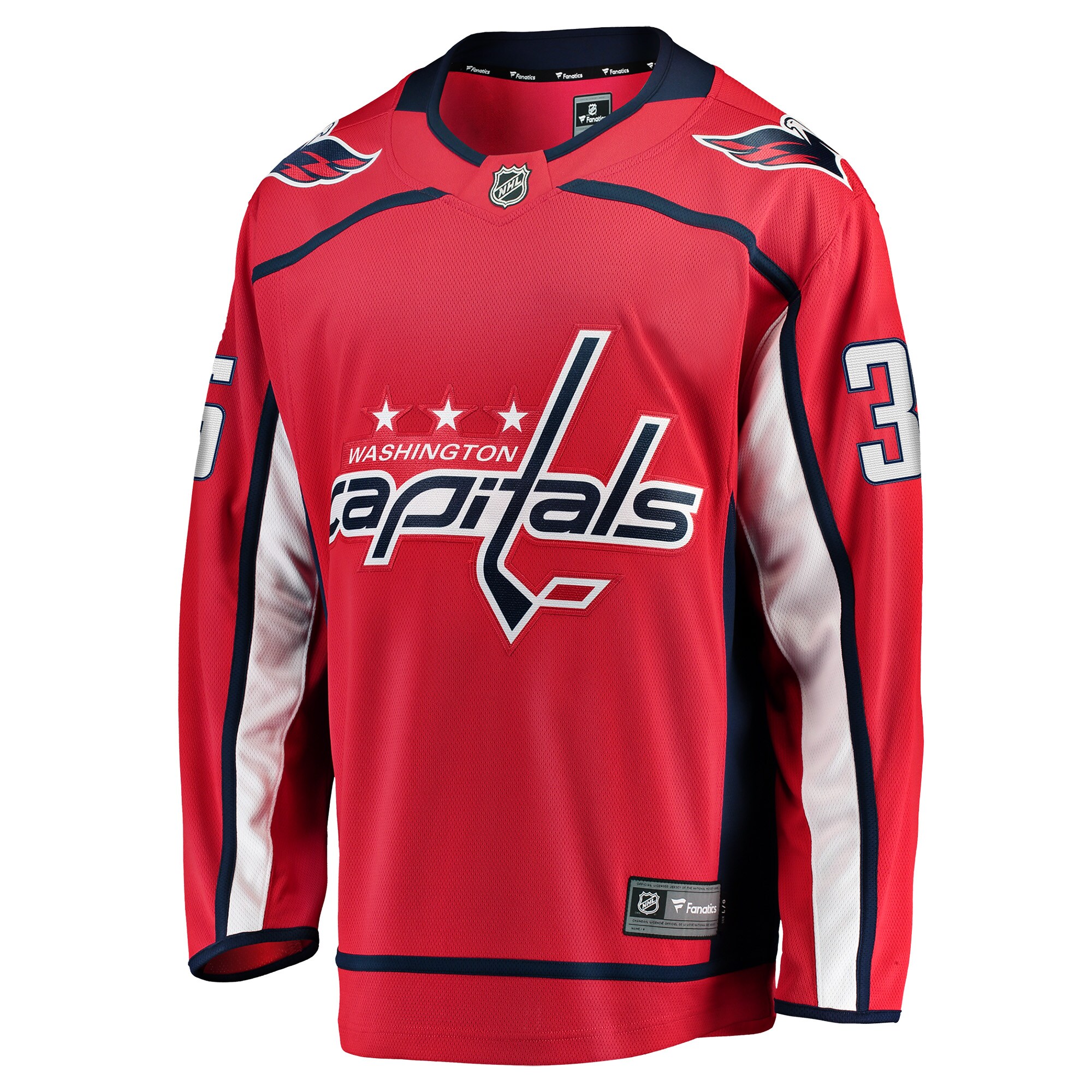 Darcy Kuemper Washington Capitals Fanatics Branded Home Breakaway Player Jersey - Red - vstockx