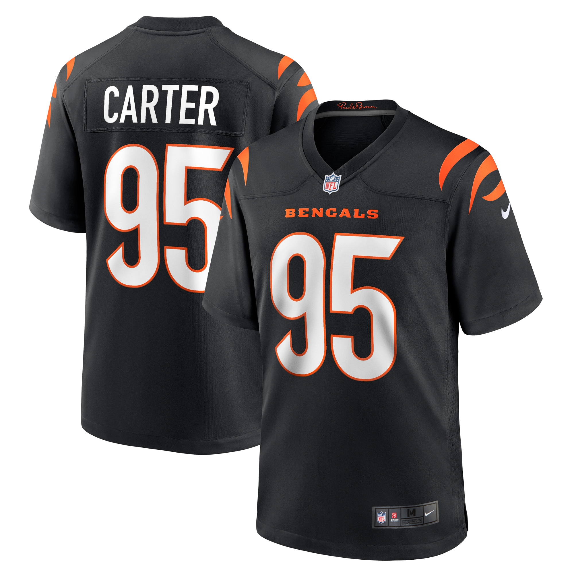 Zach Carter Cincinnati Bengals Nike Game Player Jersey - Black - vstockx