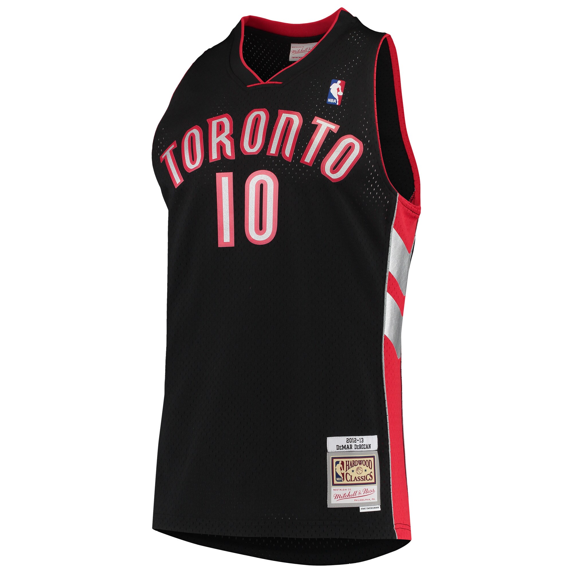 DeMar DeRozan Toronto Raptors Mitchell & Ness 2001/02 Hardwood Classics Swingman Jersey - Black - vstockx