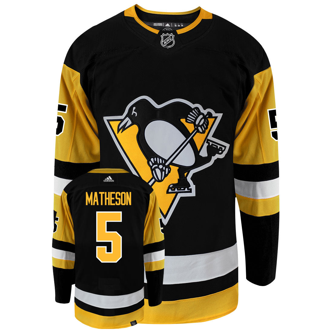 Mike Matheson Pittsburgh Penguins Adidas Primegreen Authentic NHL Hockey Jersey - vstockx