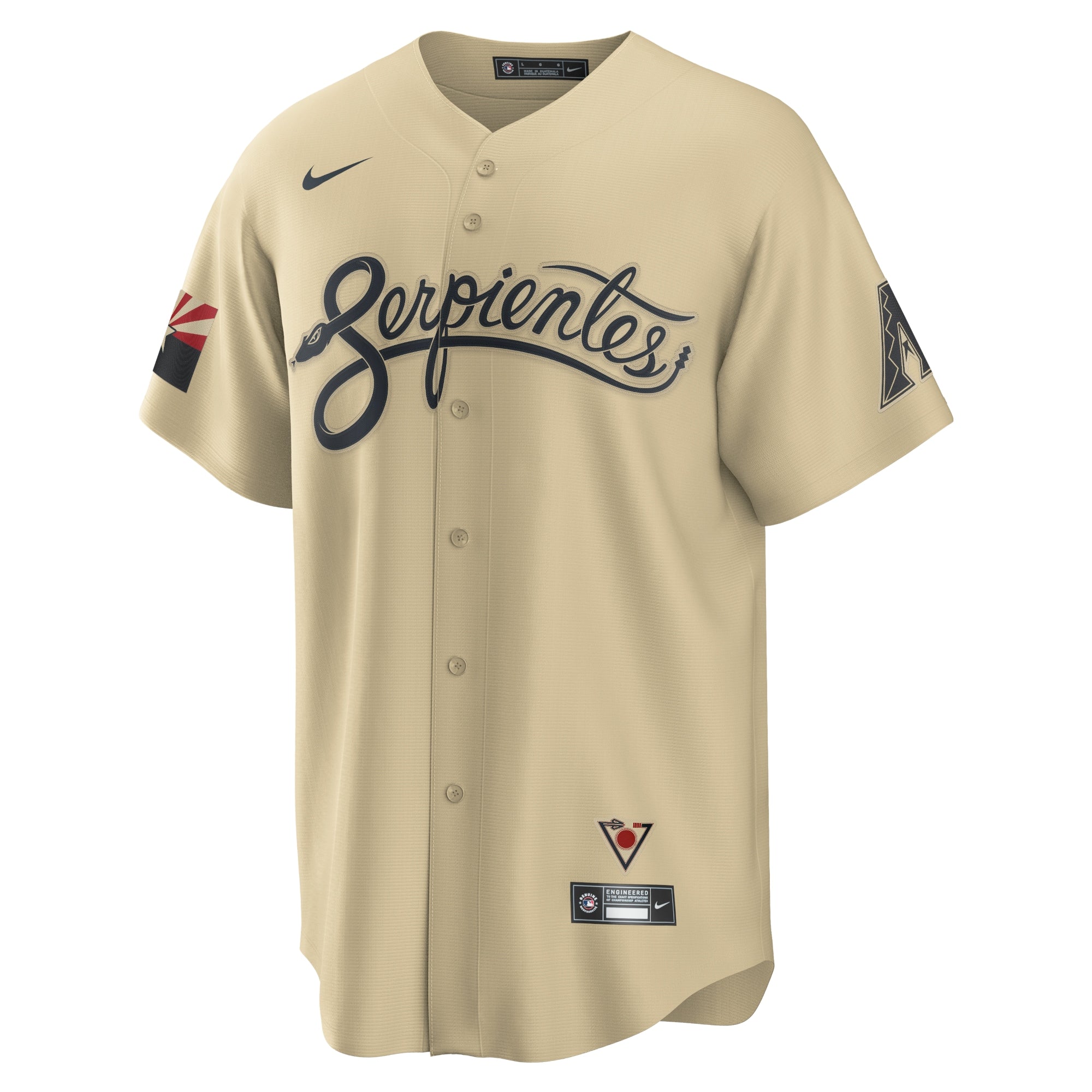 Men's Nike Madison Bumgarner Sand Arizona Diamondbacks City Connect Replica Player Jersey - vstockx
