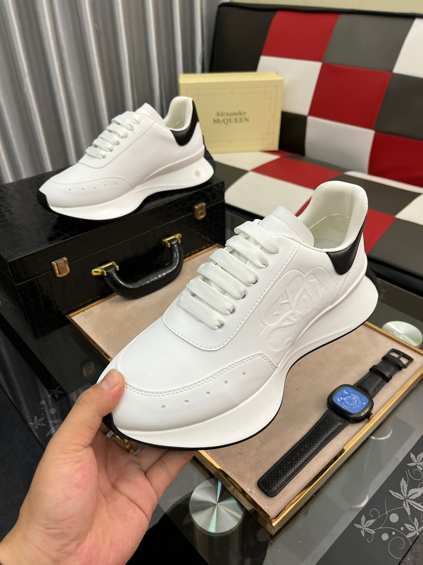 McQueen lace-up casual shoes, everything comfortable size 38-44 - vstockx