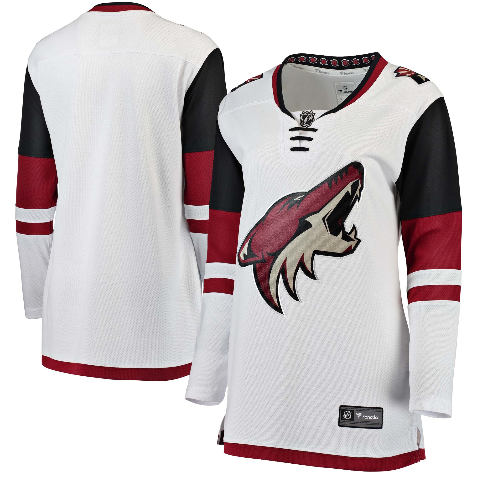 Arizona Coyotes Fanatics Branded Women's Away Breakaway Jersey - White - vstockx