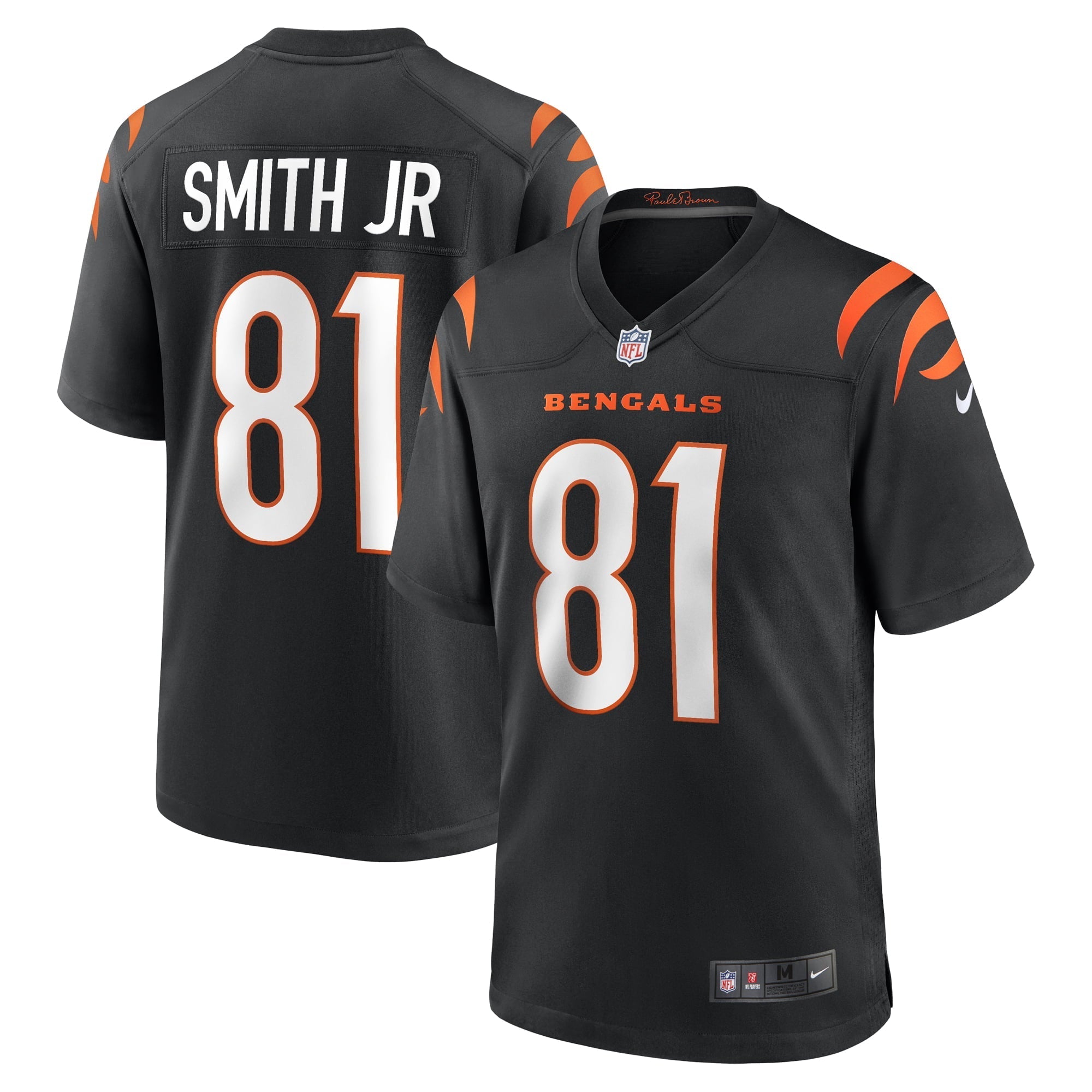 Men's Nike Irv Smith Jr. Black Cincinnati Bengals Game Jersey - vstockx