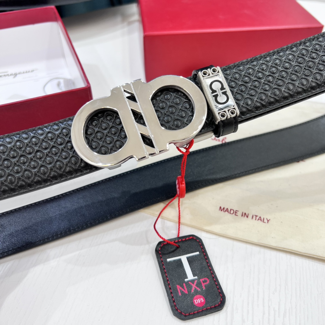 Streetwear Belt Ferragamo 319564 size:3.5cm - vstockx