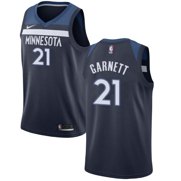Men's Minnesota Timberwolves Kevin Garnett Icon Edition Jersey - Navy - vstockx