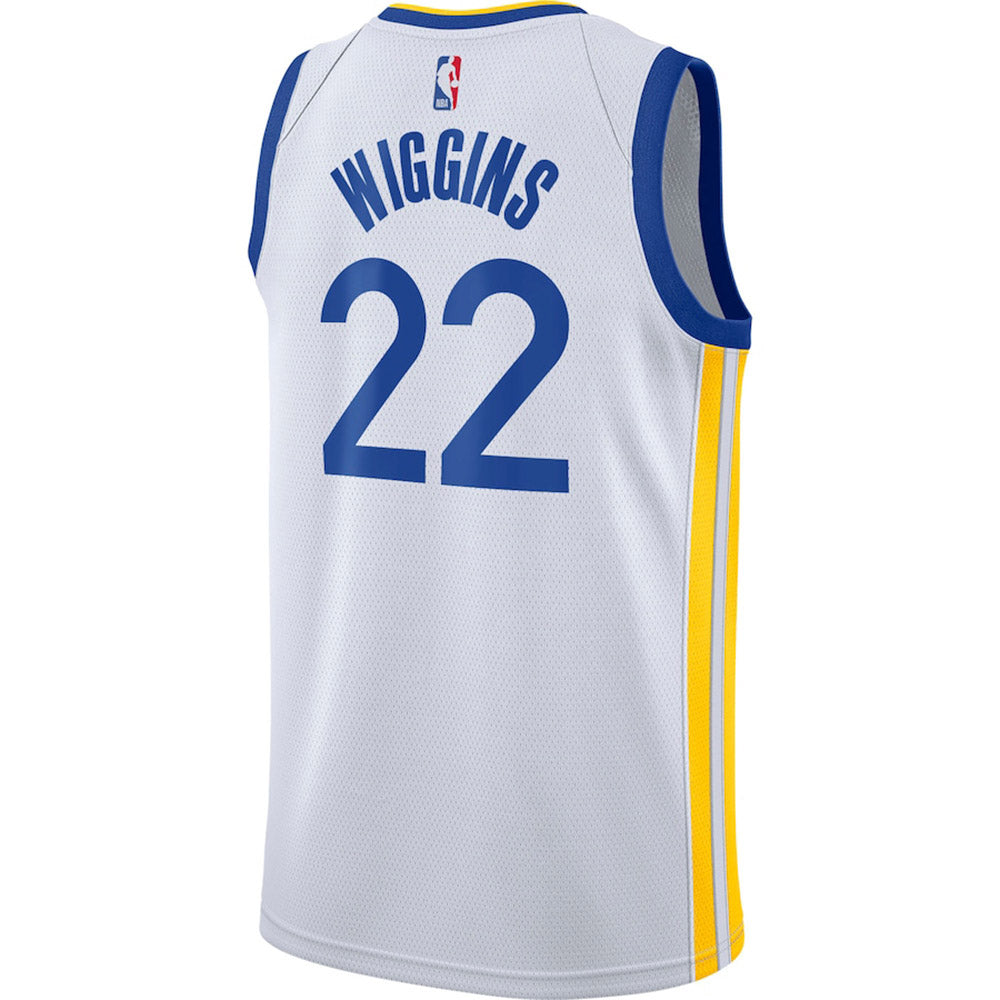Youth Golden State Warriors Andrew Wiggins Association Jersey - White - vstockx