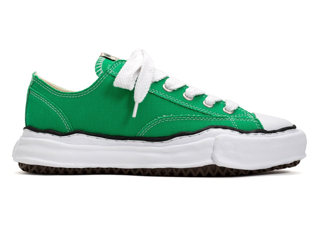 Maison Mihara Yasuhiro Peterson OG Sole Canvas Low Green - vstockx
