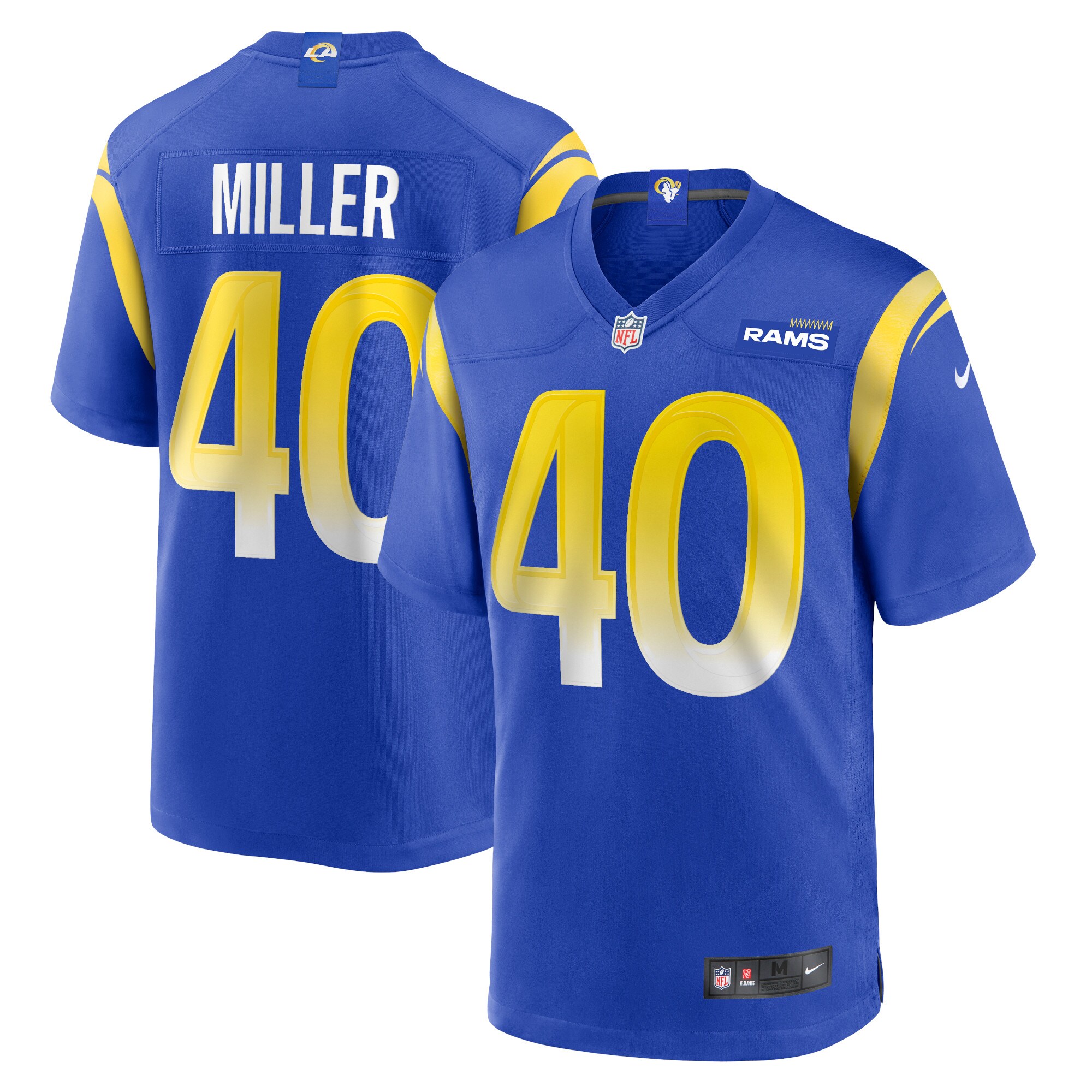 Von Miller Los Angeles Rams Nike Game Jersey - Royal - vstockx