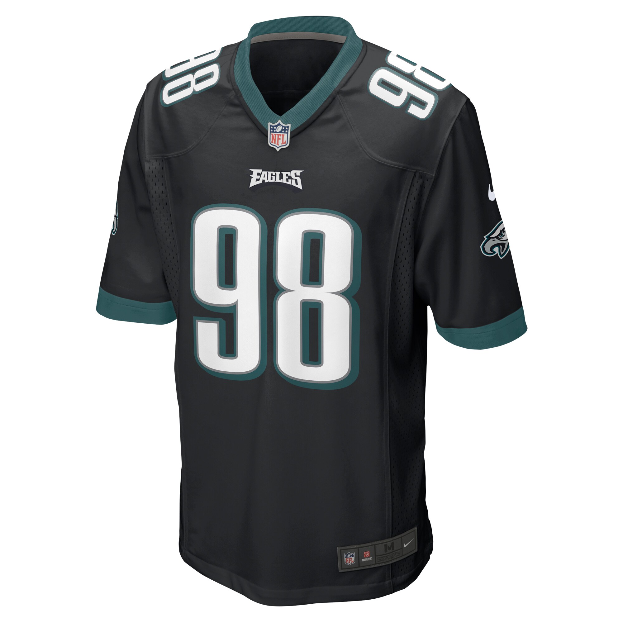 Jalen Carter Philadelphia Eagles Nike Alternate Team Game Jersey - Black - vstockx
