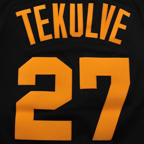 Mitchell & Ness Pittsburgh Pirates Kent Tekulve 1982 Cooperstown Collection Authentic Practice Jersey - Black - vstockx