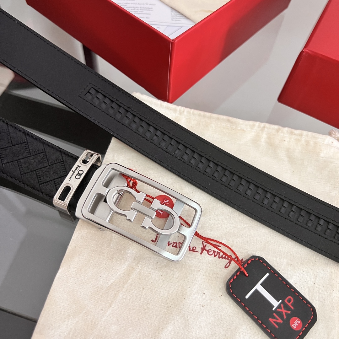Streetwear Belt Ferragamo 320237 size:3.5cm - vstockx