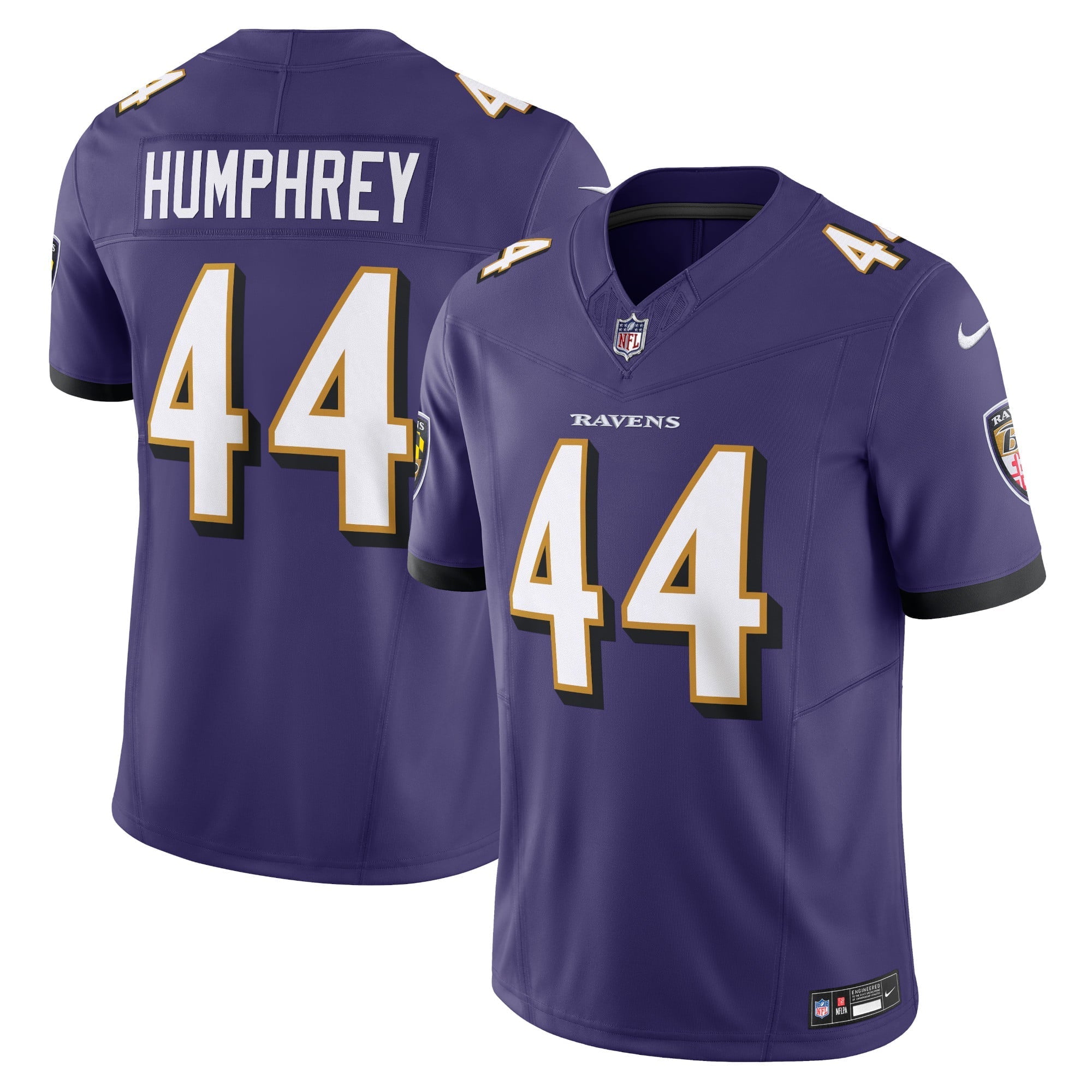 Men's Nike Marlon Humphrey Purple Baltimore Ravens Vapor F.U.S.E. Limited Jersey - vstockx