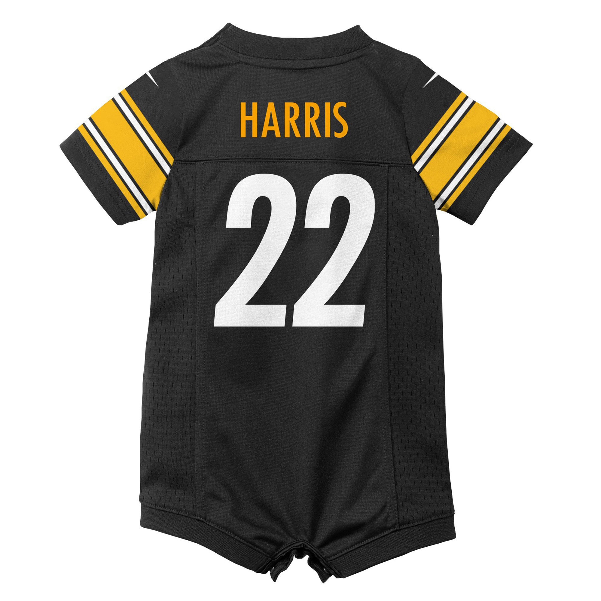 Najee Harris Pittsburgh Steelers Nike Newborn & Infant Game Romper Jersey - Black - vstockx