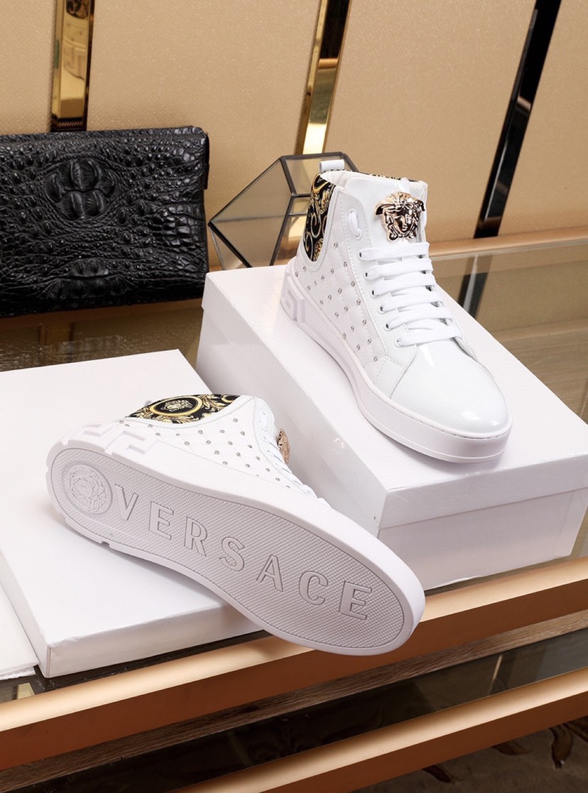 Versace High Top Sneaker 3 - vstockx