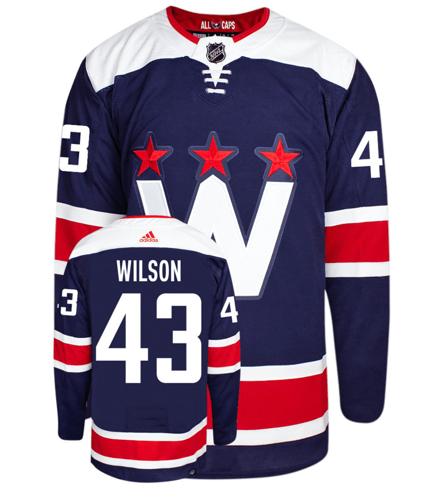 Tom Wilson Washington Capitals Adidas Primegreen Authentic NHL Hockey Jersey - vstockx
