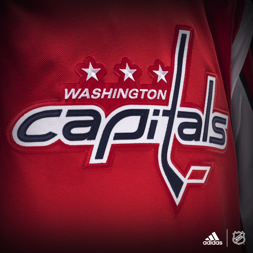 Washington Capitals Adidas Authentic Home NHL Hockey Jersey - vstockx