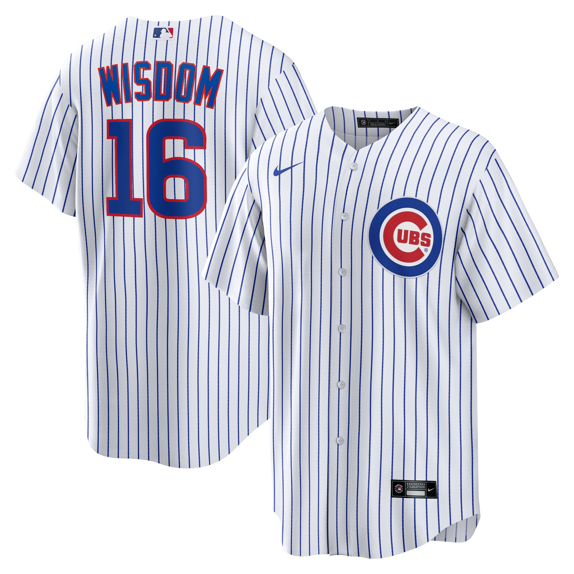 Patrick Wisdom Chicago Cubs Nike Home Replica Jersey - White - vstockx