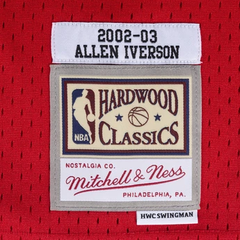 Men's Allen Iverson Philadelphia 76ers 2000-2001 Swingman Replica Jersey By Mitchell & Ness - vstockx