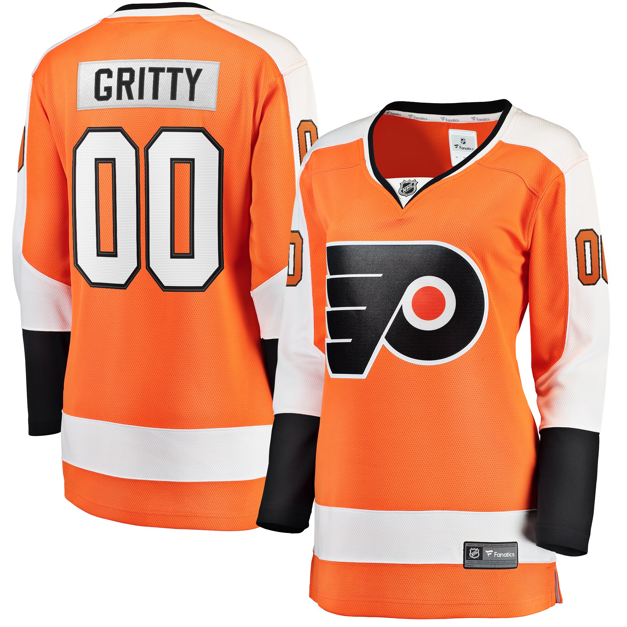 Gritty Philadelphia Flyers Women's Fanatics Branded Breakaway Player Jersey - Orange - vstockx