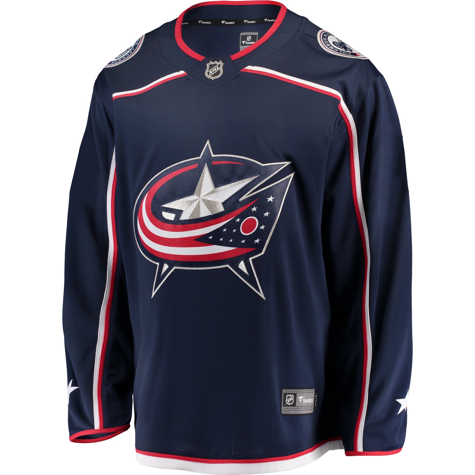 Men's Fanatics Branded Navy Columbus Blue Jackets Breakaway Home Jersey - vstockx