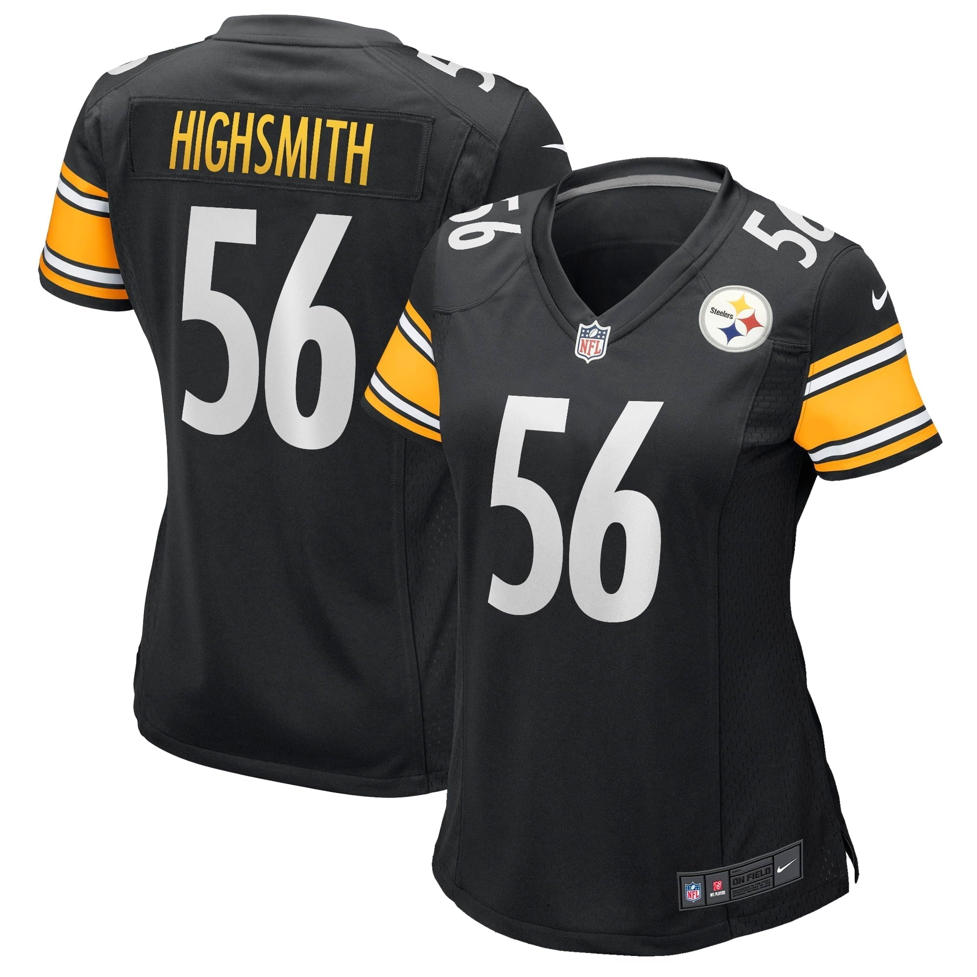 Women's Nike Alex Highsmith Black Pittsburgh Steelers Game Jersey - vstockx