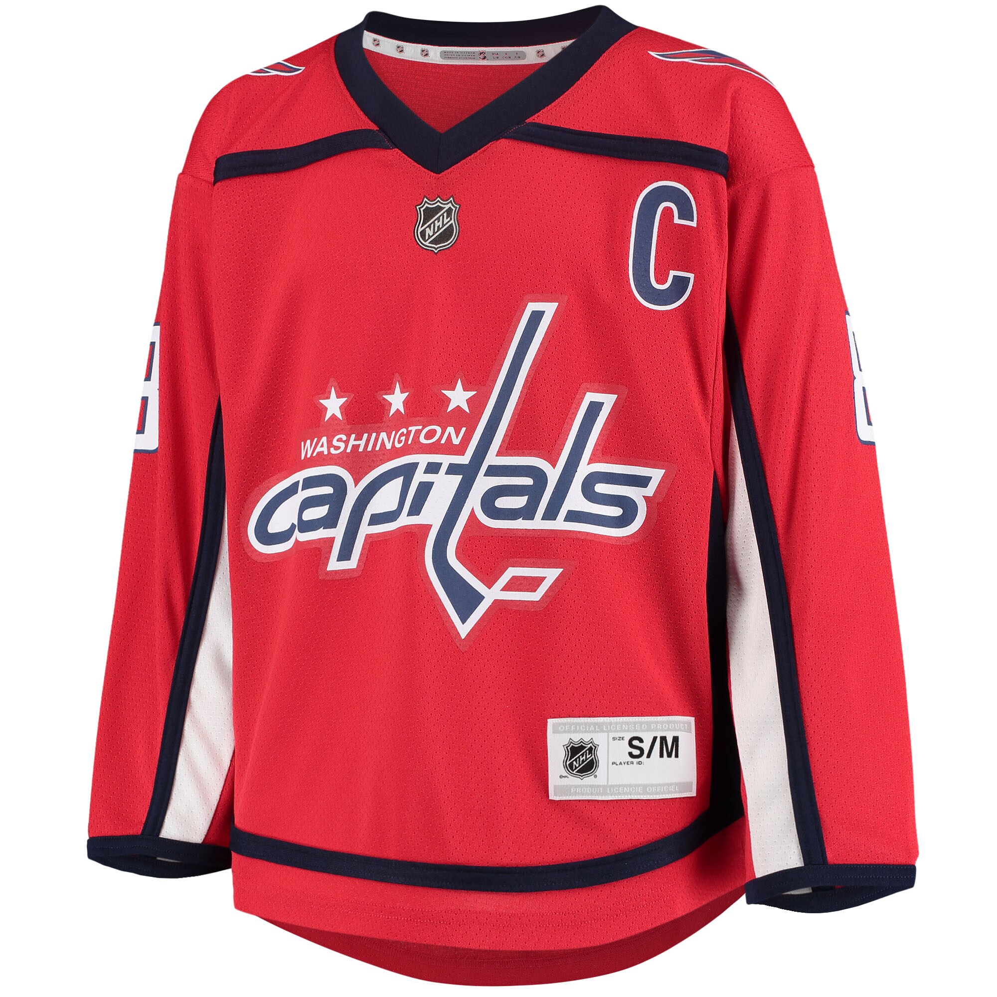 Alexander Ovechkin Washington Capitals Youth Home Replica Player Jersey - Red - vstockx