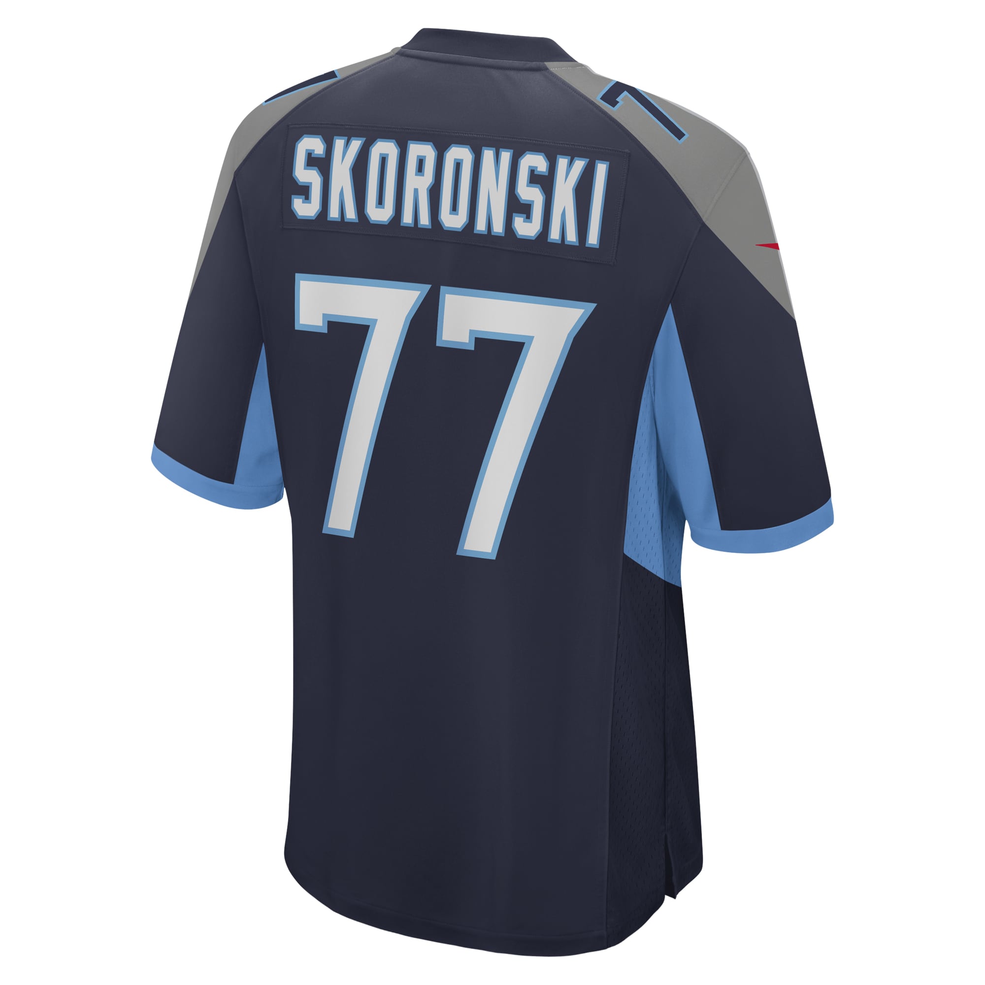 Peter Skoronski Tennessee Titans Nike 2023 NFL Draft First Round Pick Game Jersey - Navy - vstockx