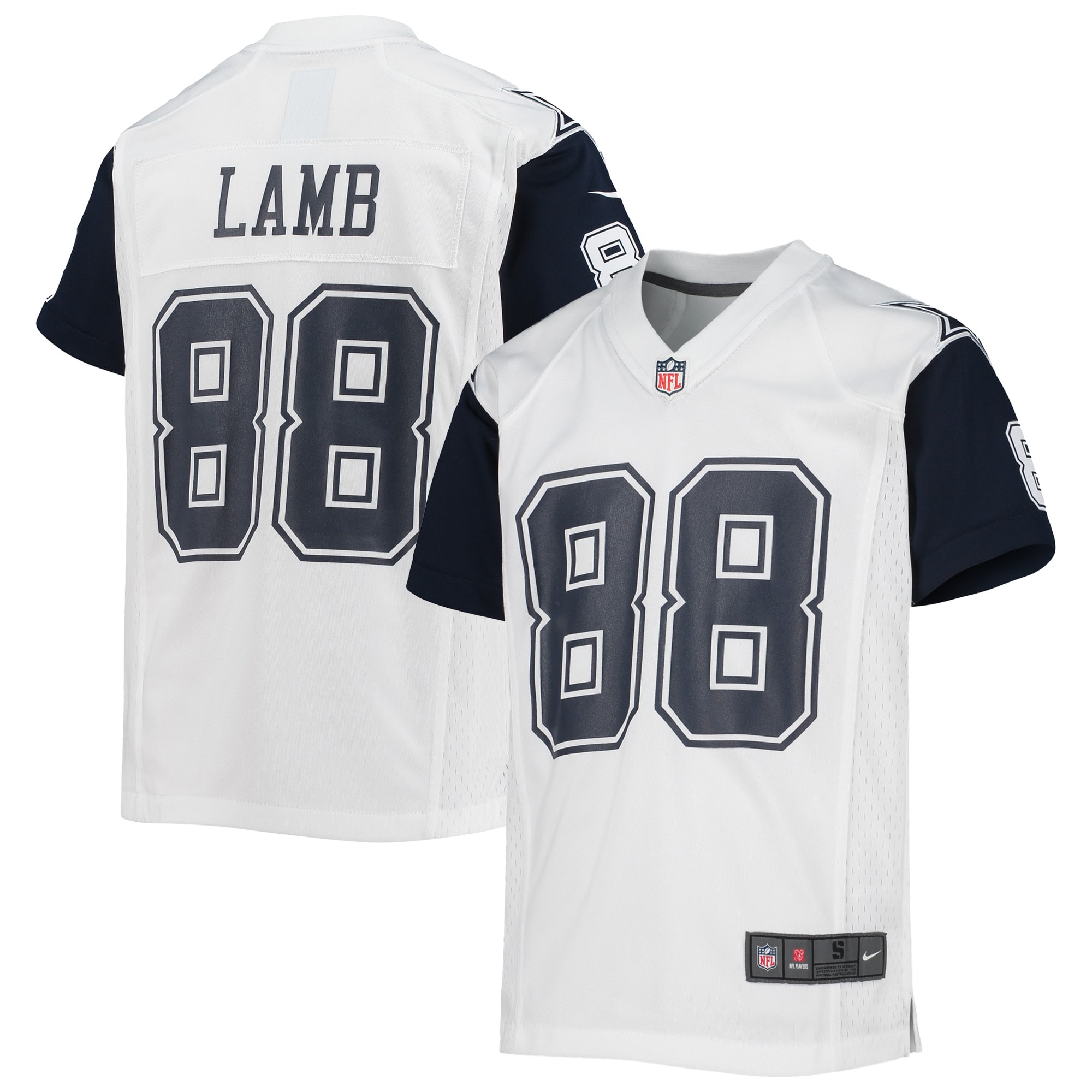 CeeDee Lamb Dallas Cowboys Nike Youth Alternate Game Jersey - White - vstockx