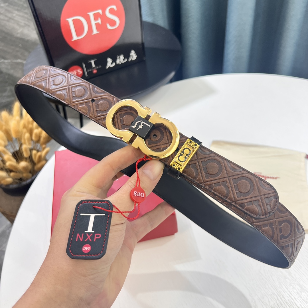 Streetwear Belt Ferragamo 319605 size:3.5cm - vstockx