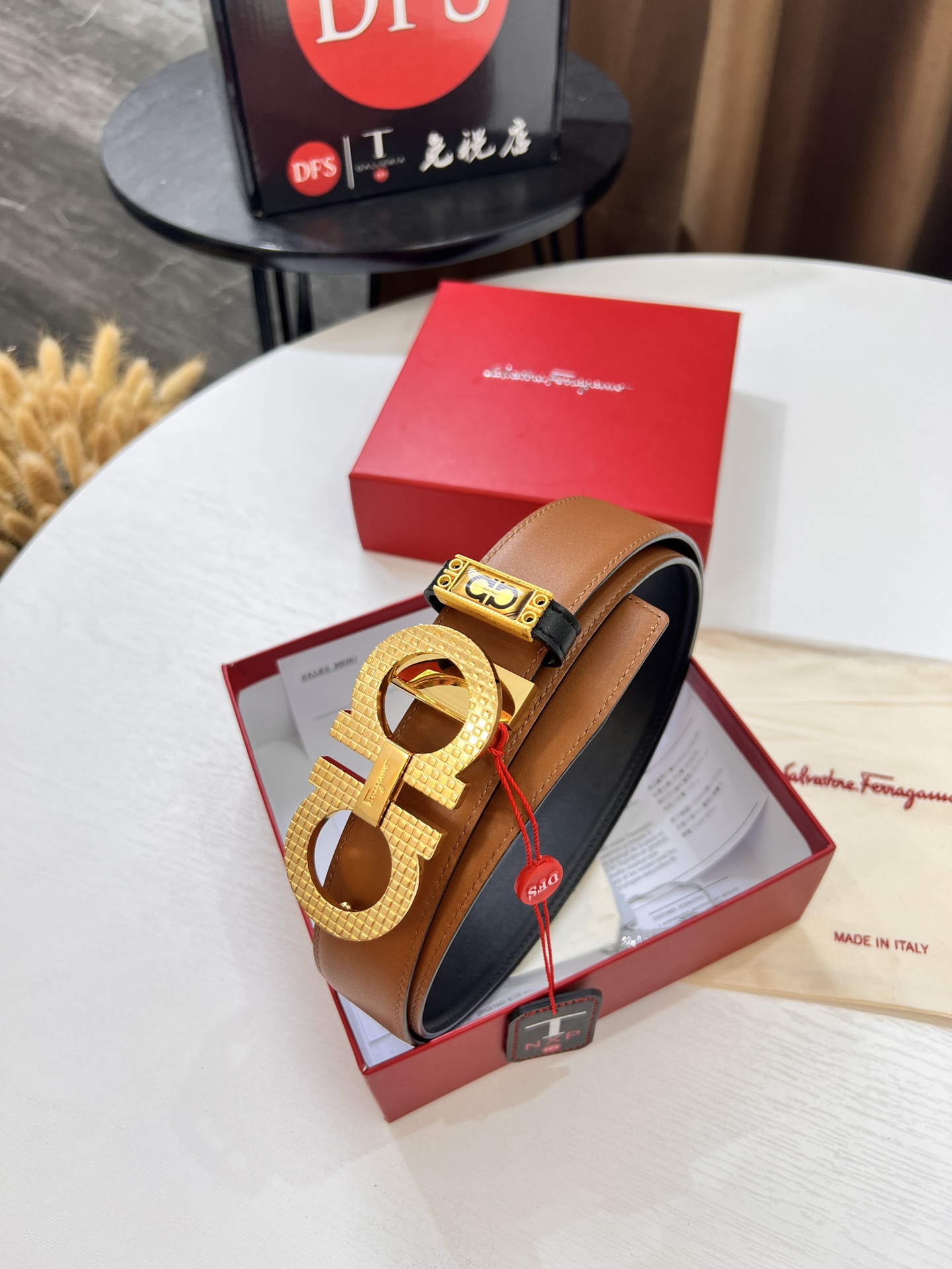 Streetwear Belt Ferragamo 319666 size:3.5cm - vstockx