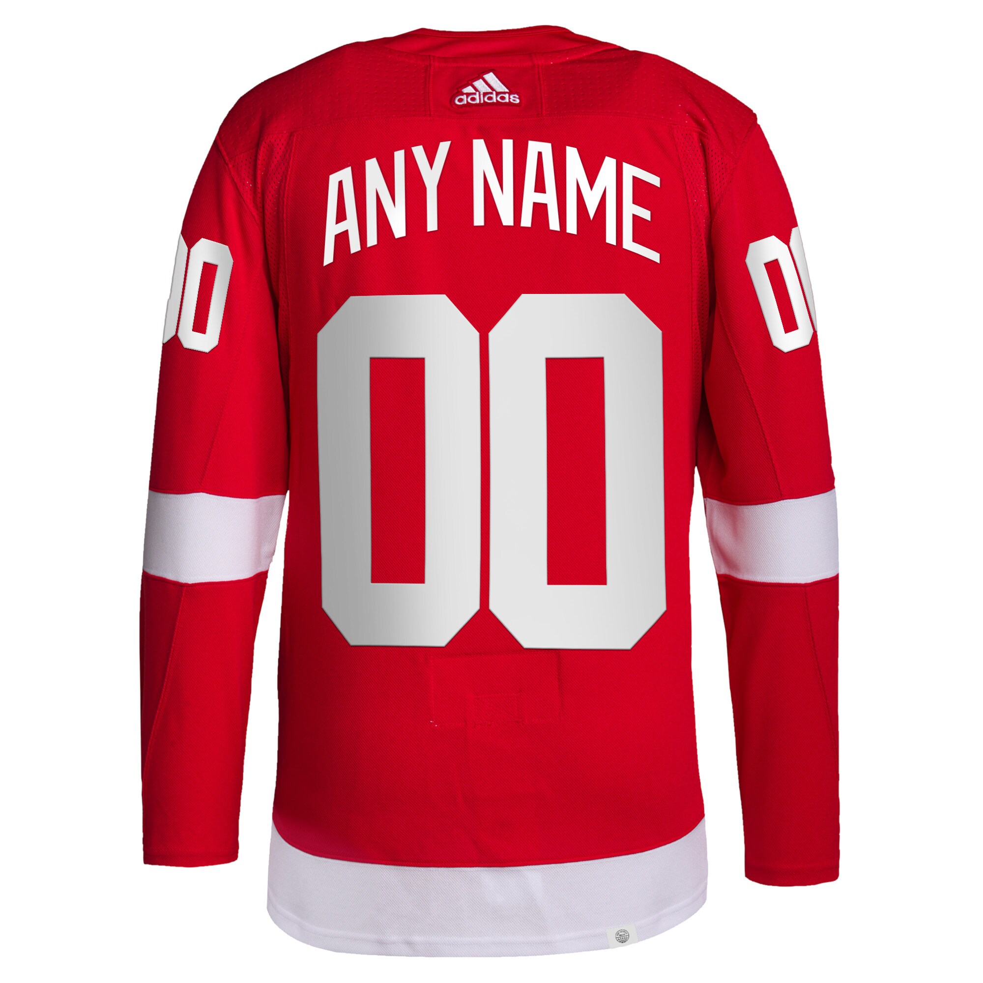 Detroit Red Wings adidas Home Primegreen Authentic Pro Custom Jersey - Red - vstockx