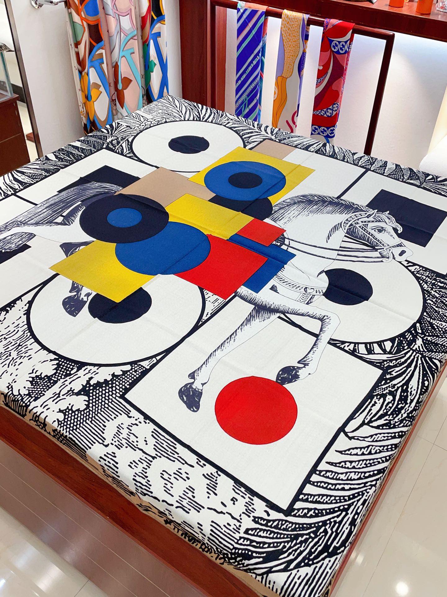 Streetwear Scarf Hermes 328844 size: 140cm*140cm - vstockx