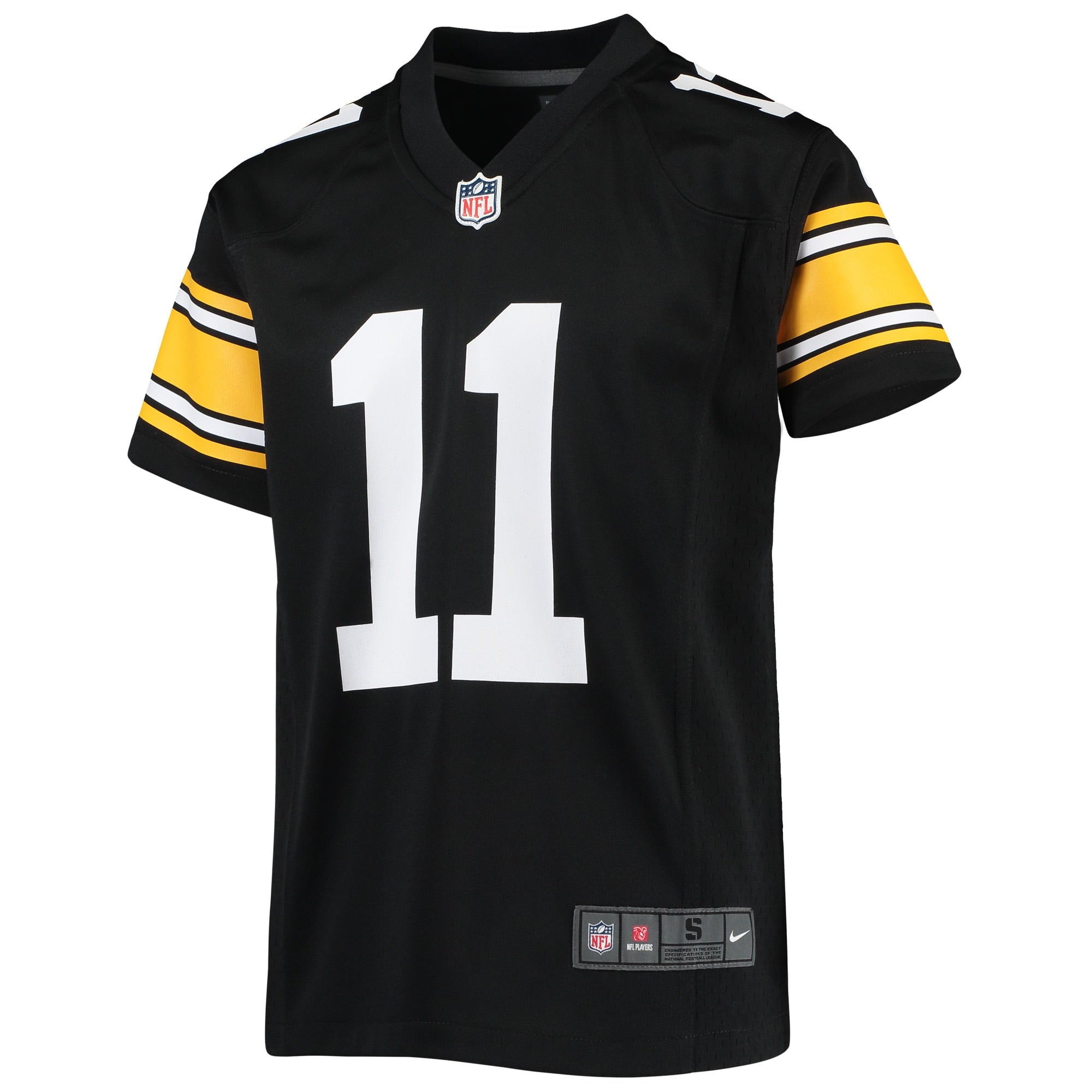 Youth Nike Chase Claypool Black Pittsburgh Steelers Alternate Game Jersey - vstockx