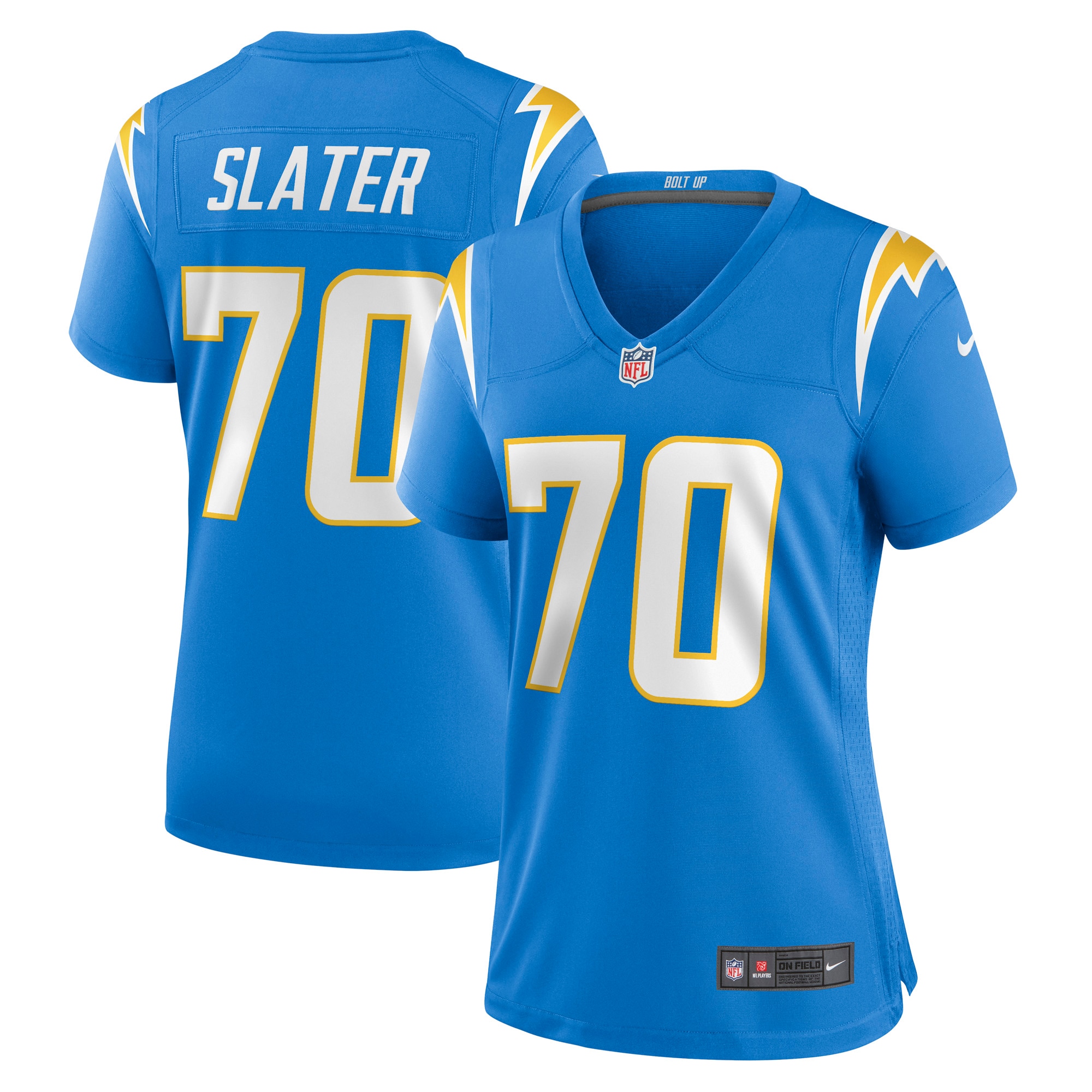 Rashawn Slater Los Angeles Chargers Nike Women's Game Jersey - Powder Blue - vstockx