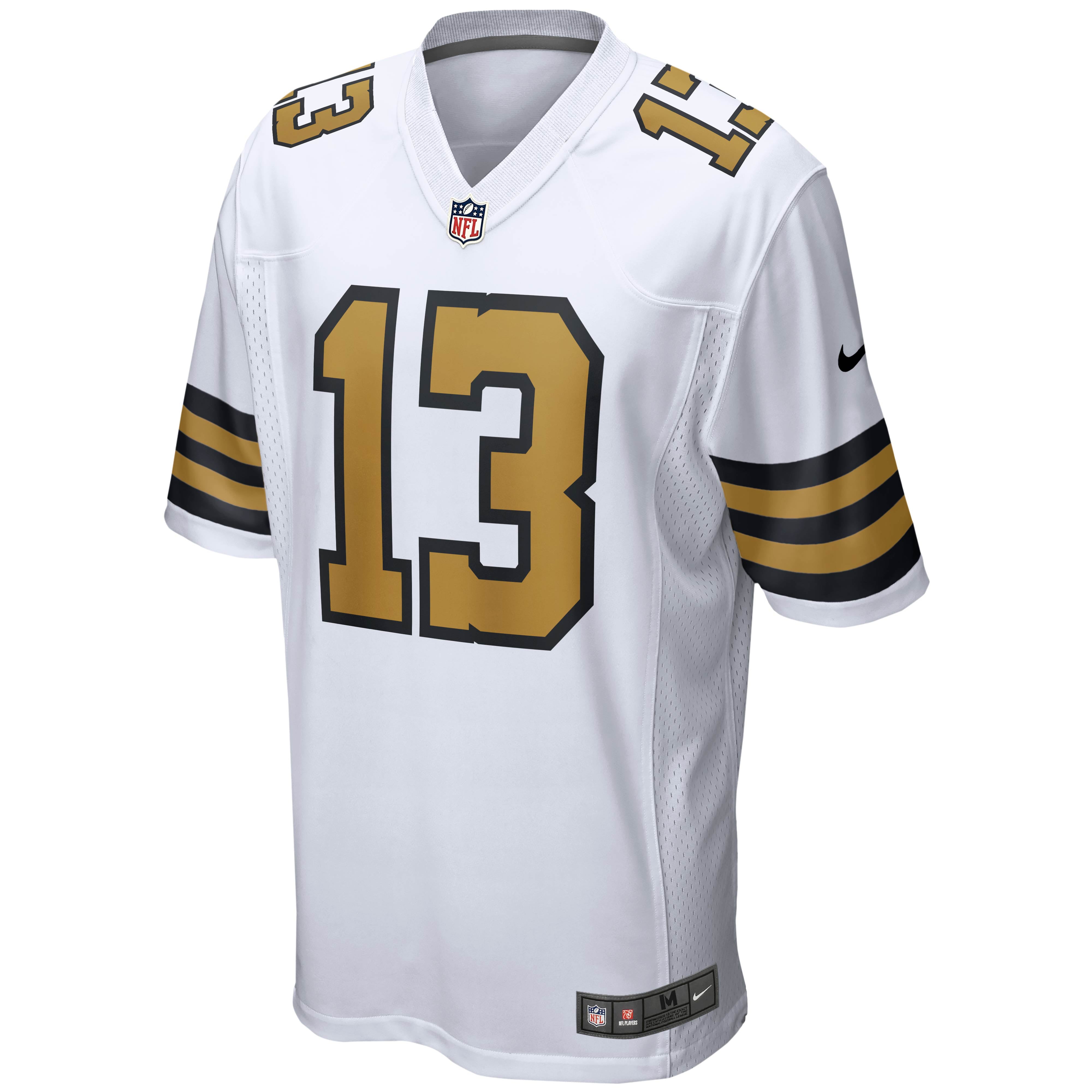 Men's Nike Michael Thomas White New Orleans Saints Alternate Game Jersey - vstockx