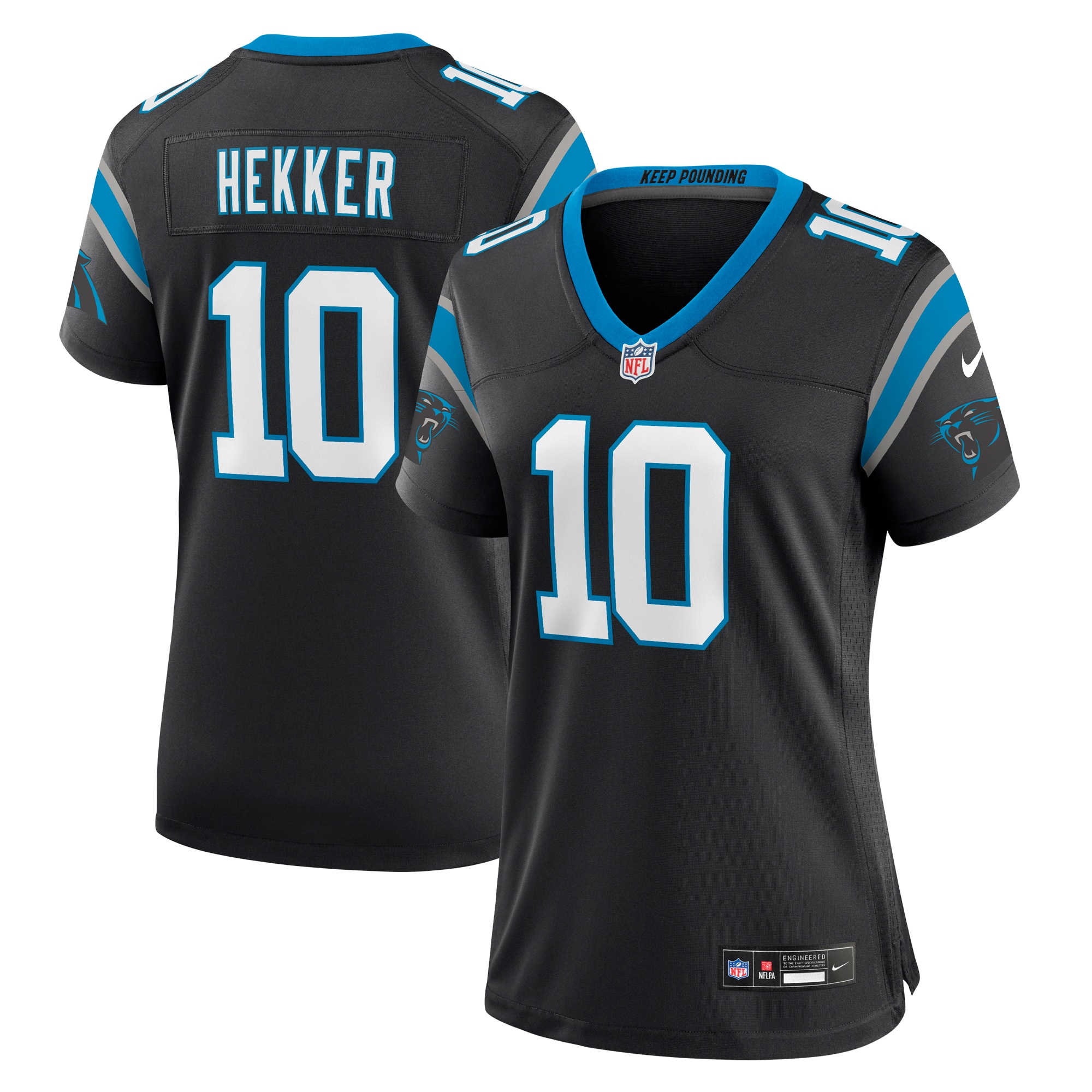 Johnny Hekker Carolina Panthers Nike Women's Team Game Jersey - Black - vstockx
