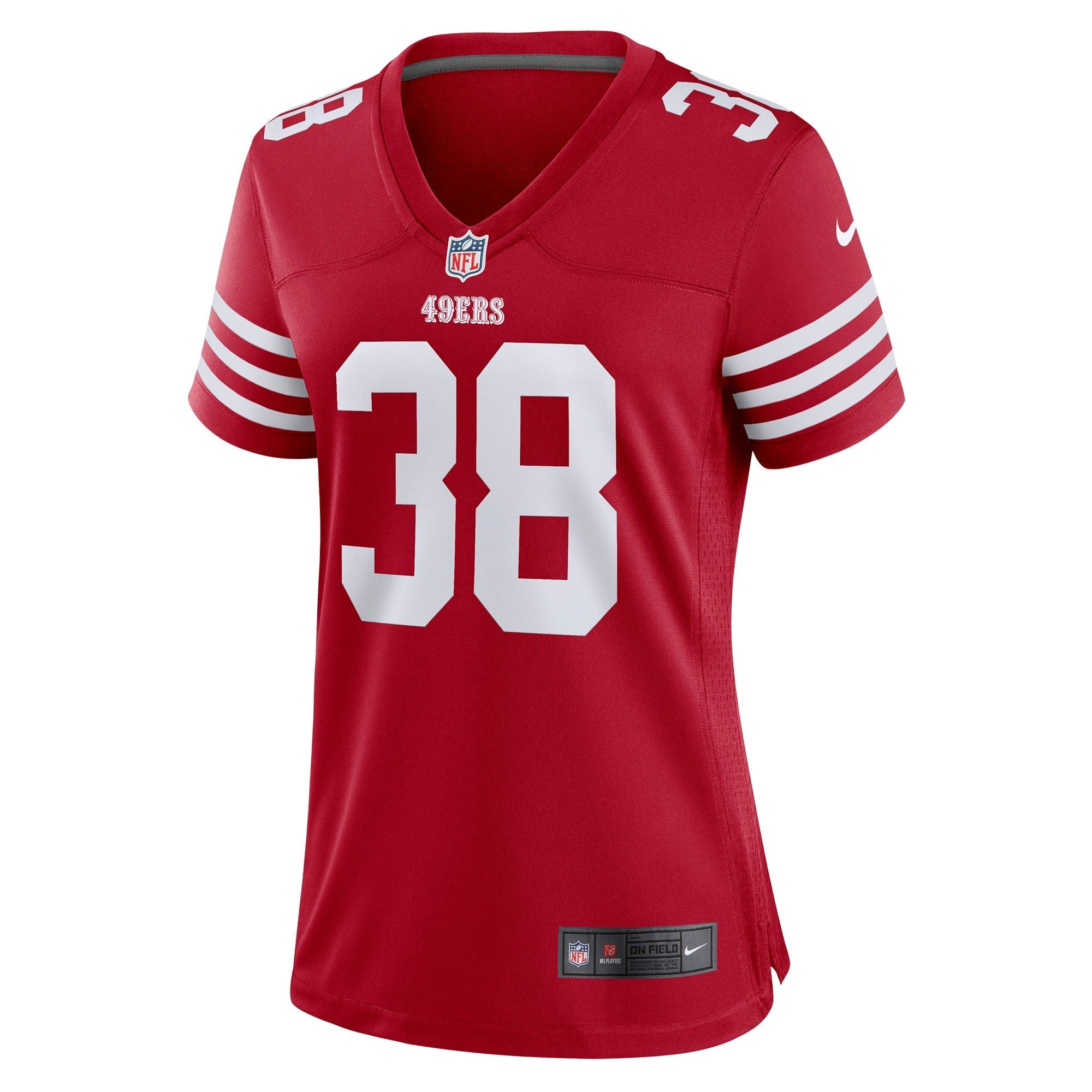 Women's Nike Deommodore Lenoir Scarlet San Francisco 49ers Game Player Jersey - vstockx