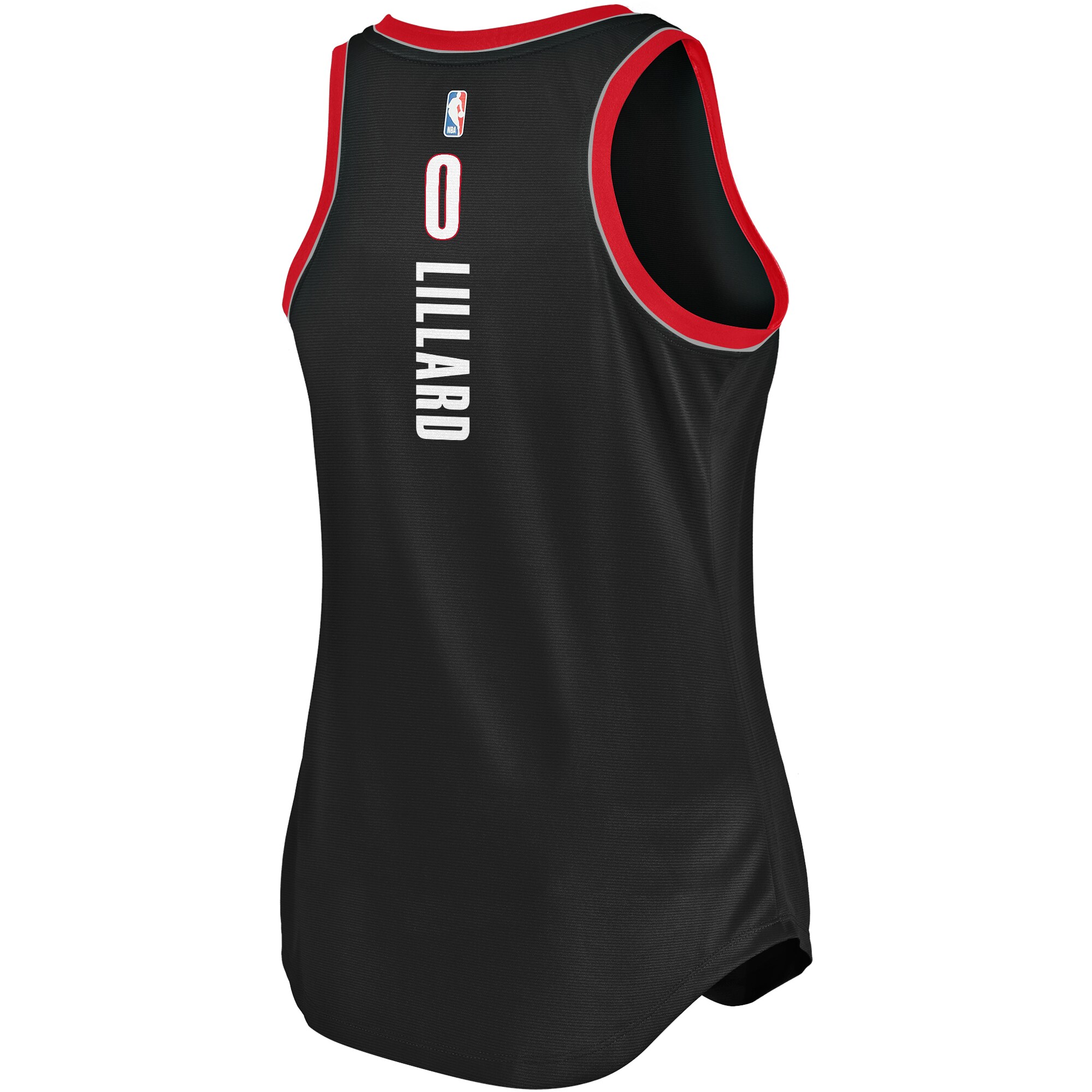 Damian Lillard Portland Trail Blazers Fanatics Branded Women's Fast Break Tank Jersey - Icon Edition - Black - vstockx