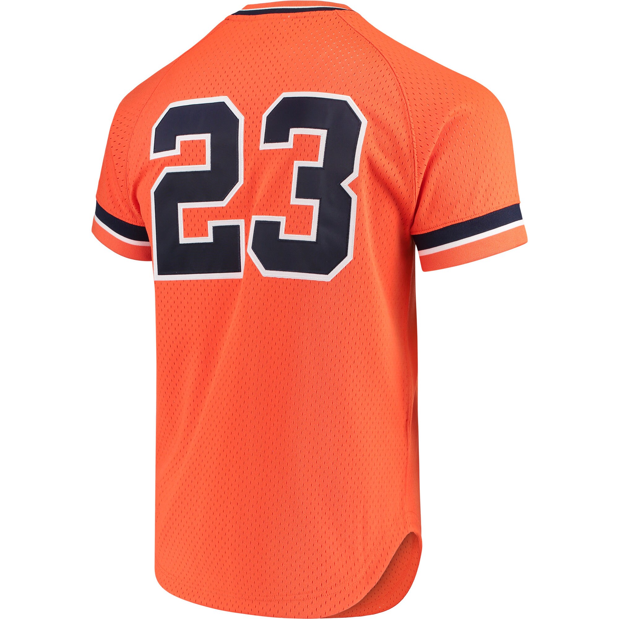 Kirk Gibson Detroit Tigers Mitchell & Ness Cooperstown Collection Mesh Batting Practice Button-Up Jersey - Orange - vstockx