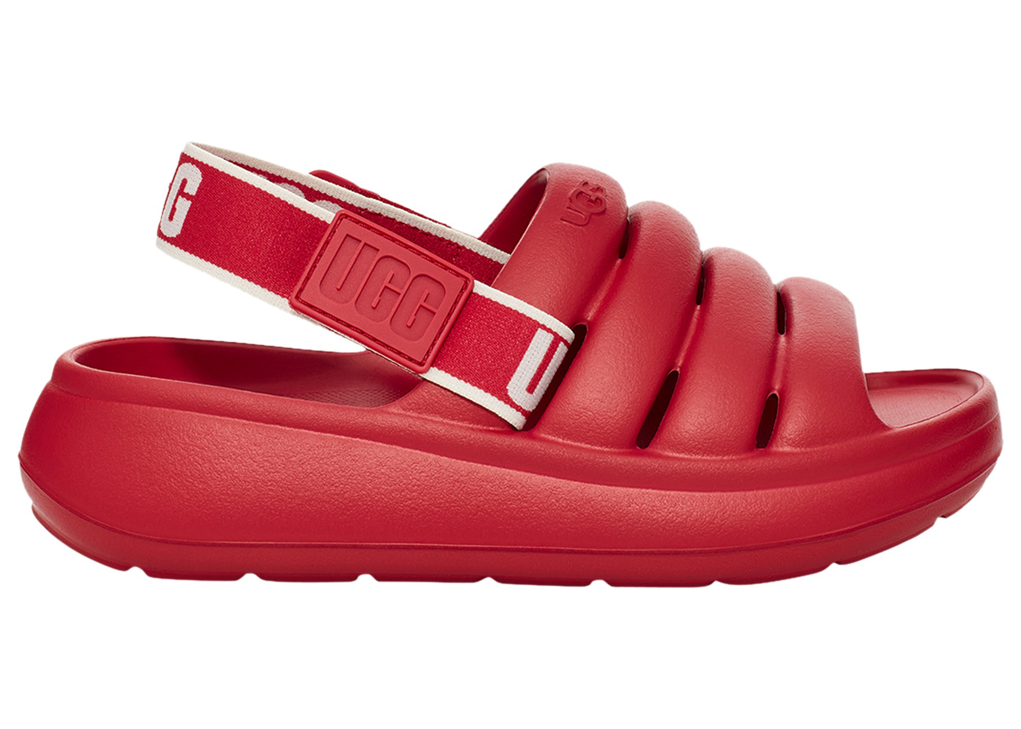 UGG Sport Yeah Slide Samba Red (Toddler) - vstockx