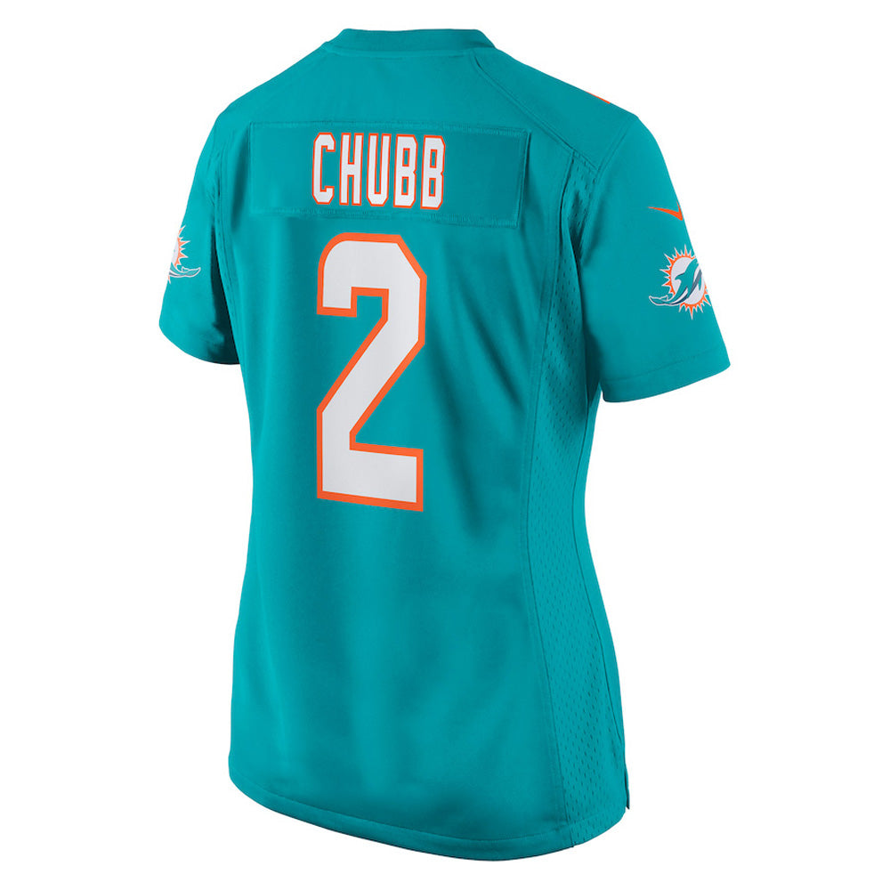 Women's Miami Dolphins Bradley Chubb Game Jersey - Aqua - vstockx