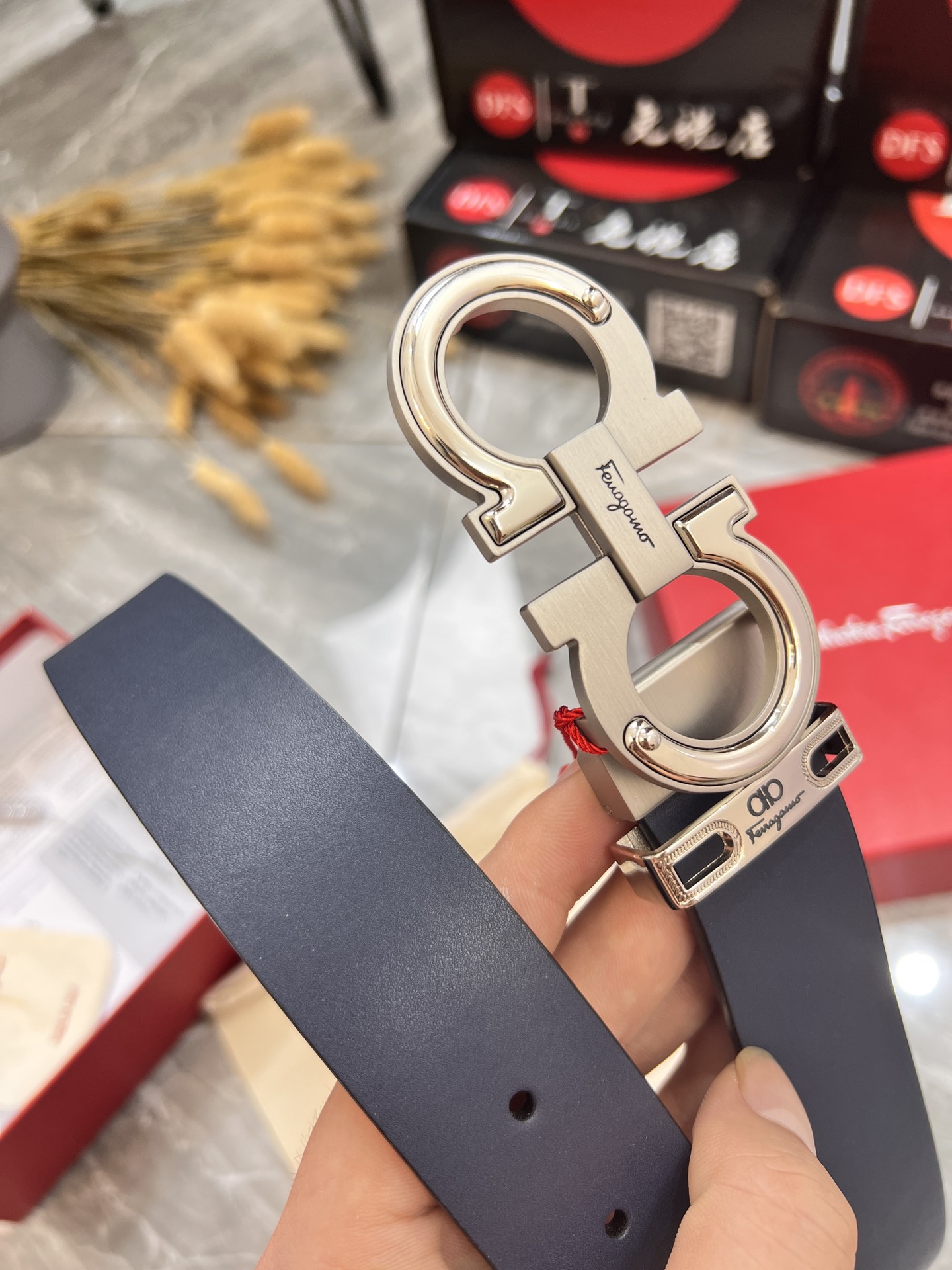Streetwear Belt Ferragamo 319948 size:3.5cm - vstockx