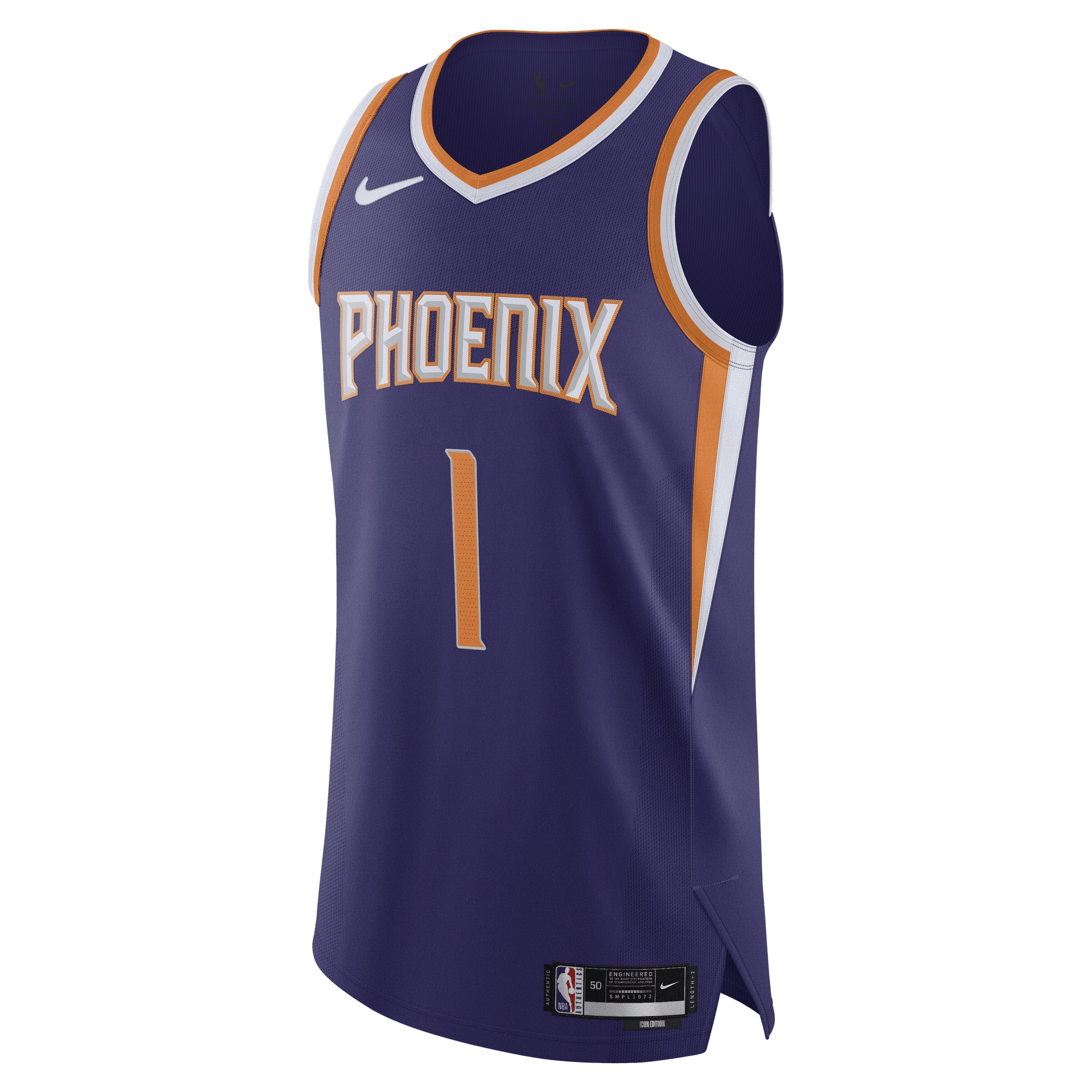Devin Booker Phoenix Suns Nike 2022/23 Authentic Player Jersey Purple - Icon Edition - vstockx