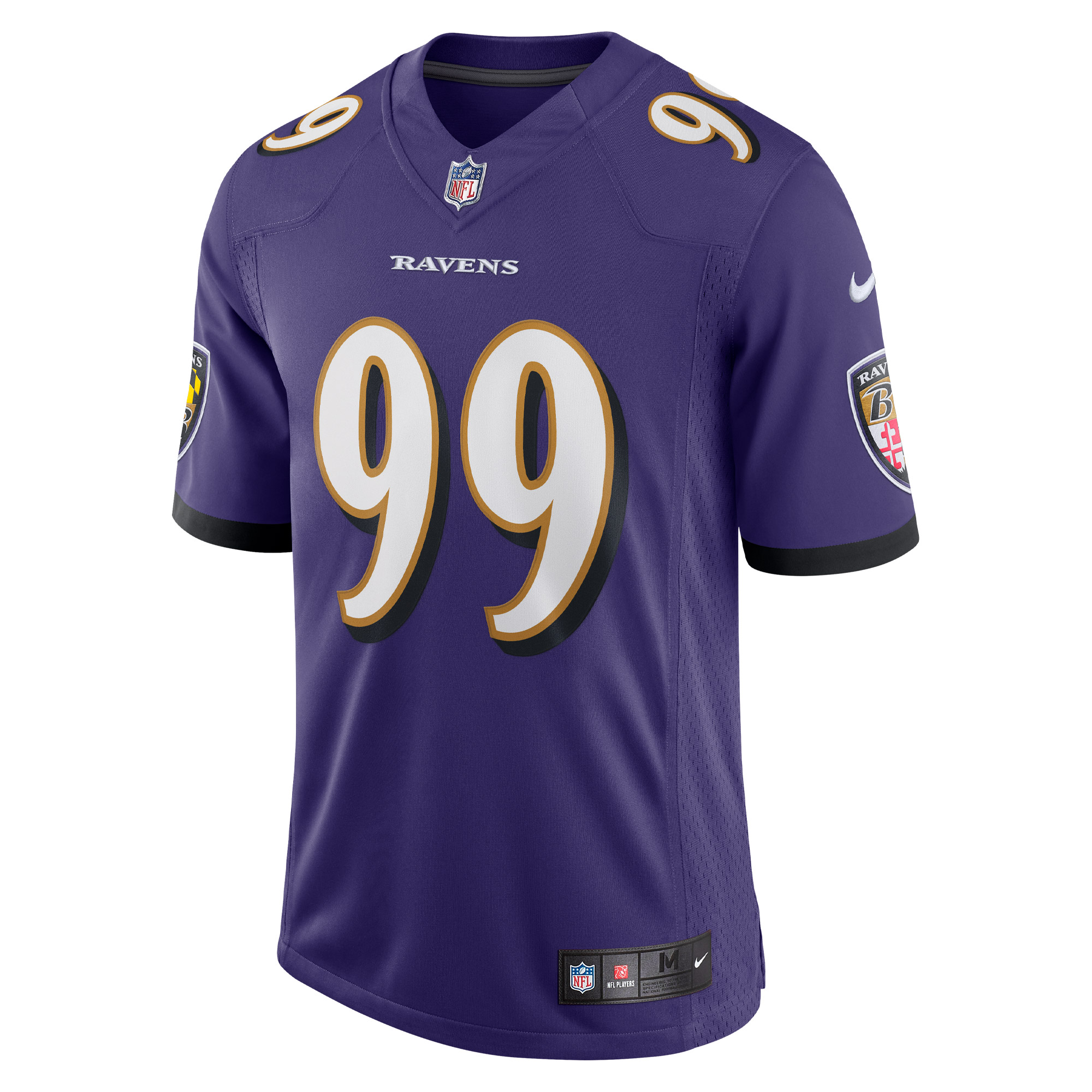 Odafe Oweh Baltimore Ravens Nike Vapor Limited Jersey - Purple - vstockx