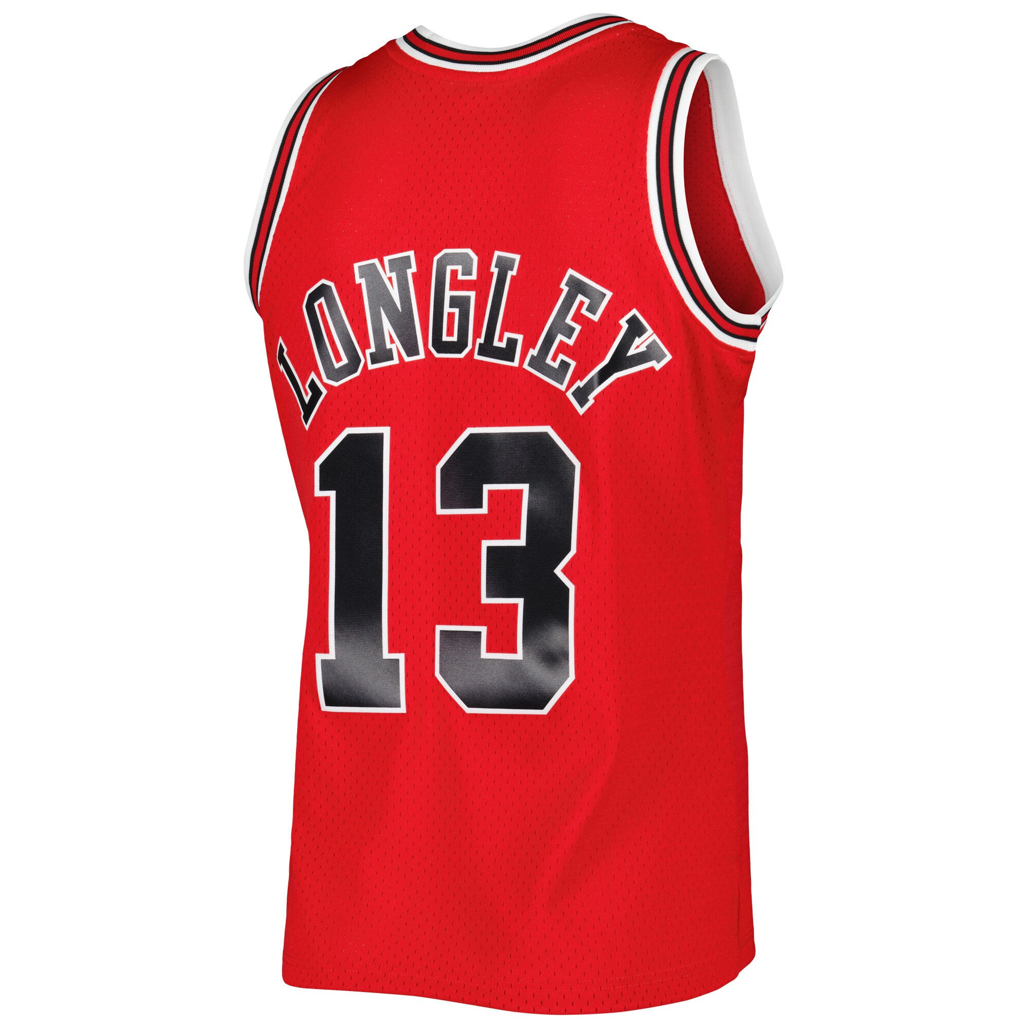 Luc Longley Chicago Bulls Mitchell & Ness 2001/02 Hardwood Classics Swingman Jersey - Red - vstockx