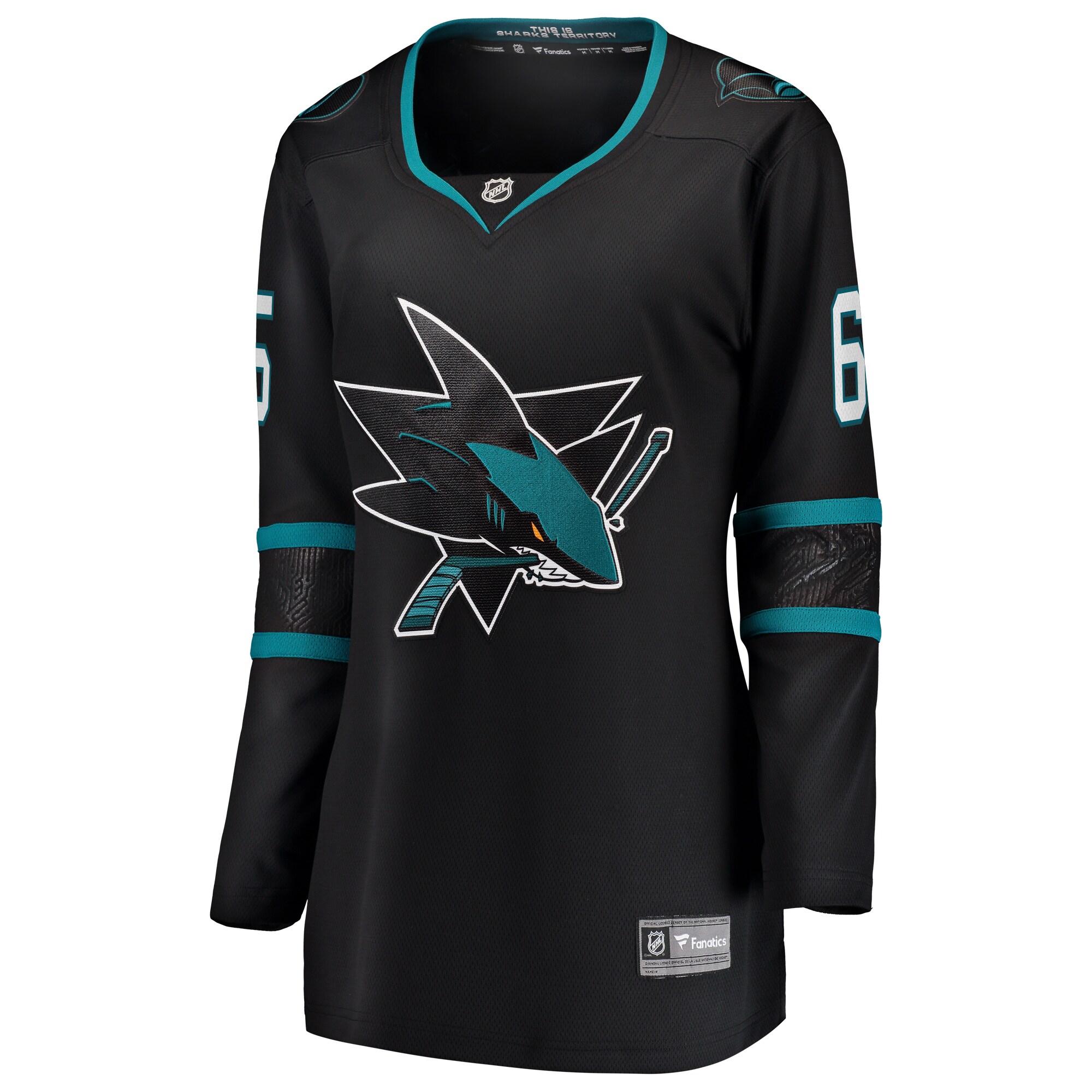 Erik Karlsson San Jose Sharks Fanatics Branded Women's Alternate Premier Breakaway Player Jersey - Black - vstockx
