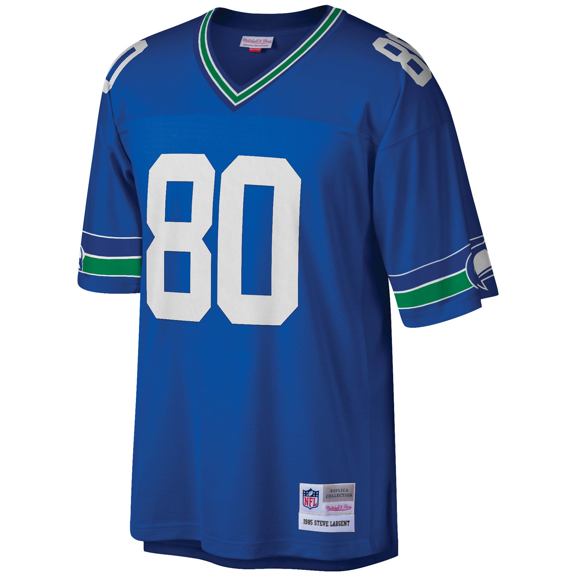 Steve Largent Seattle Seahawks Mitchell & Ness Legacy Replica Jersey - Royal - vstockx