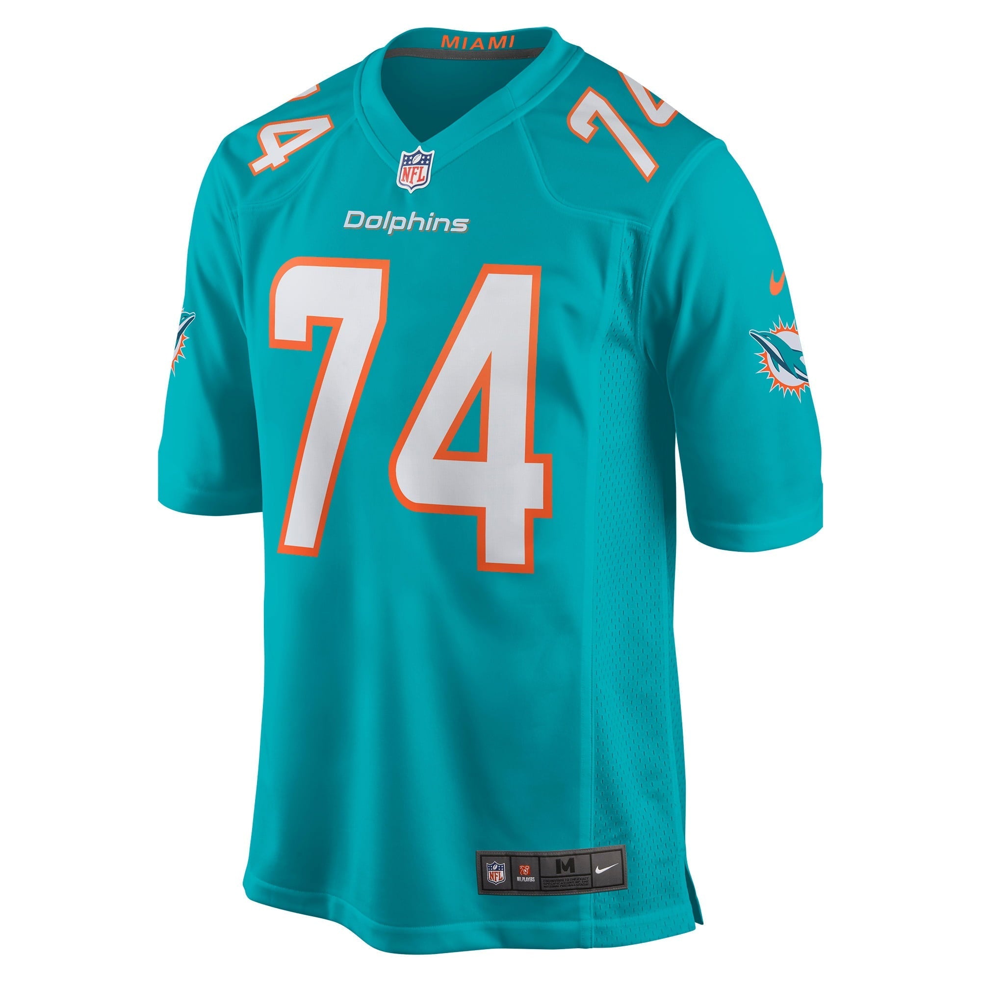 Men's Nike Liam Eichenberg Aqua Miami Dolphins Game Jersey - vstockx